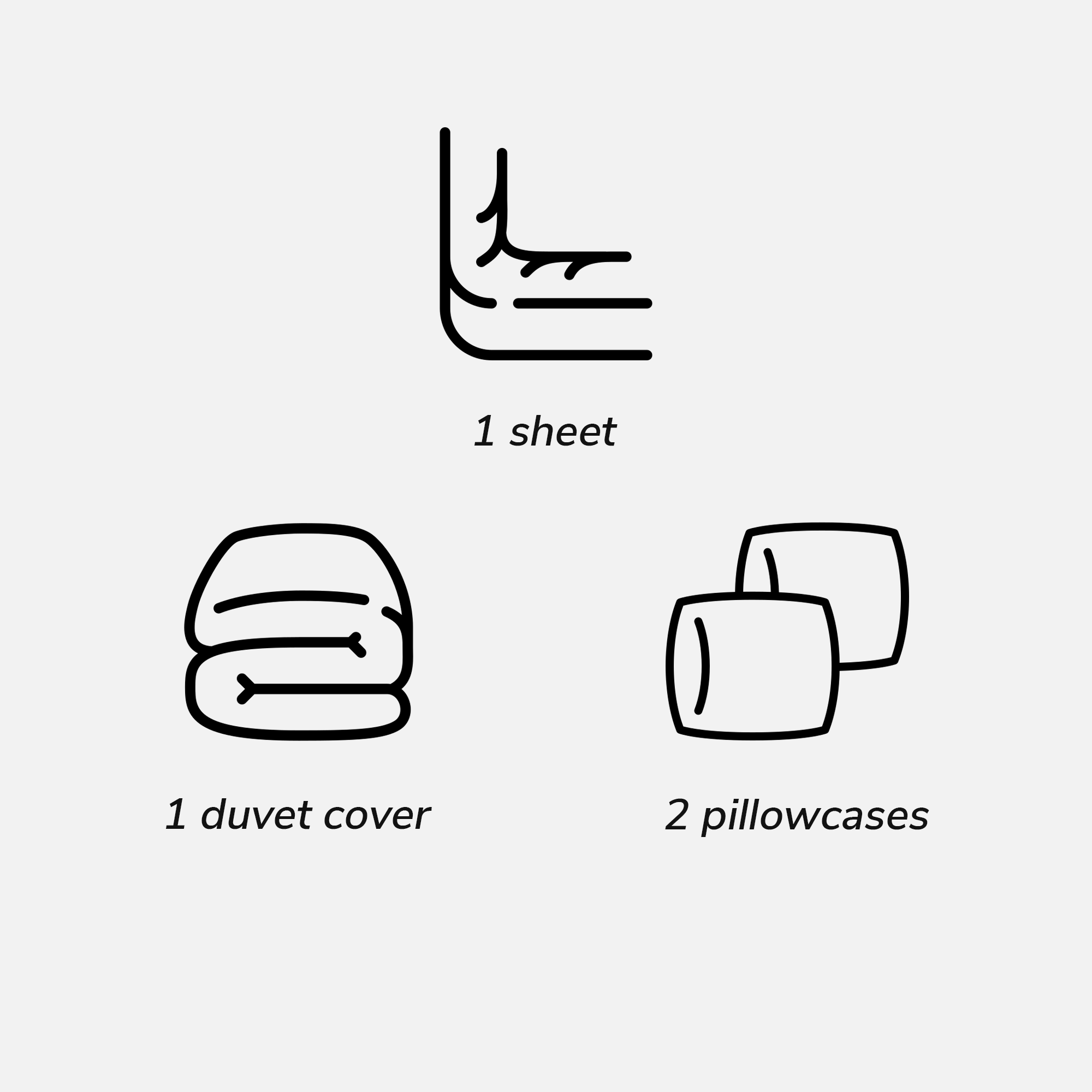 Hotel Black - Bedding Set