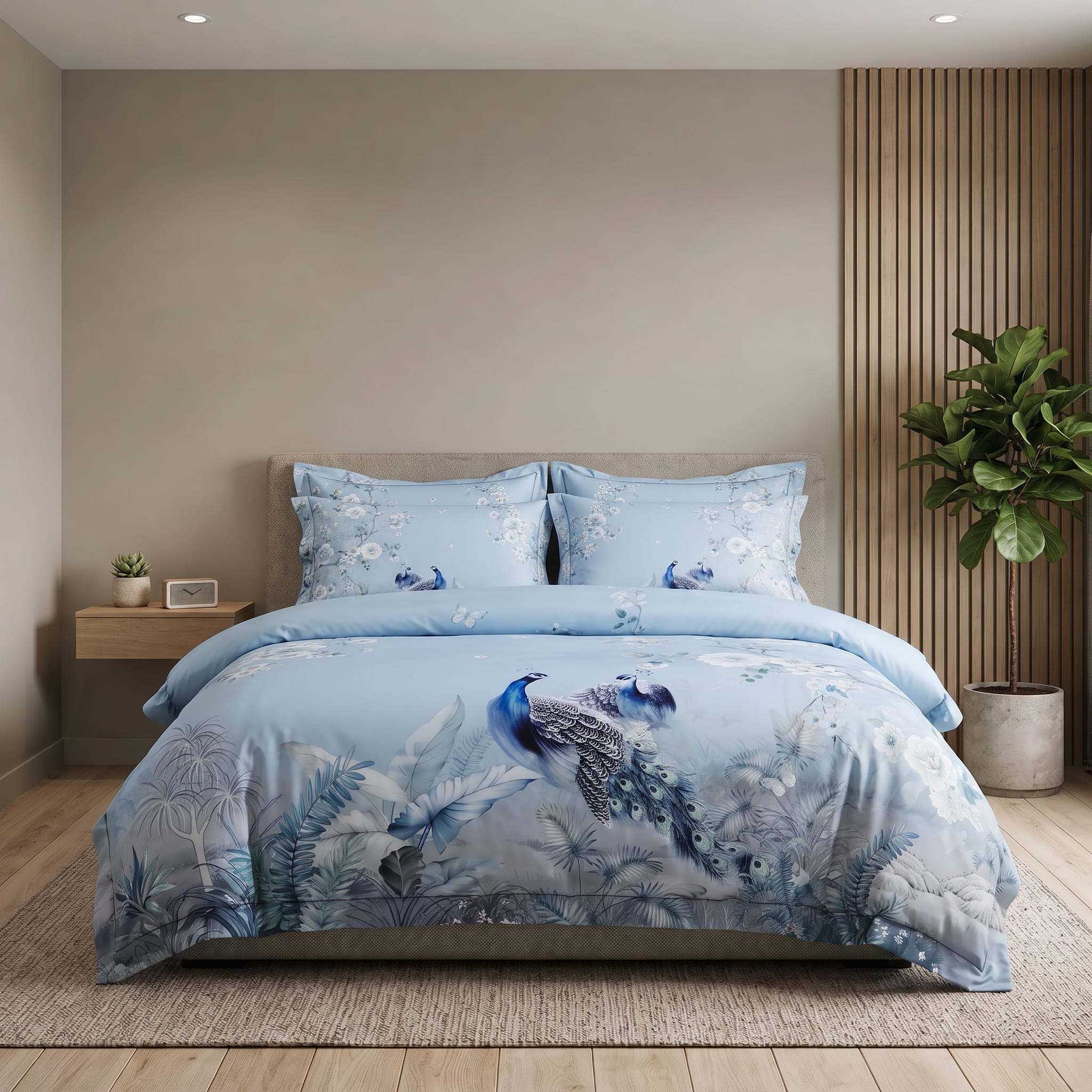 Blue Birds - Bedding Set