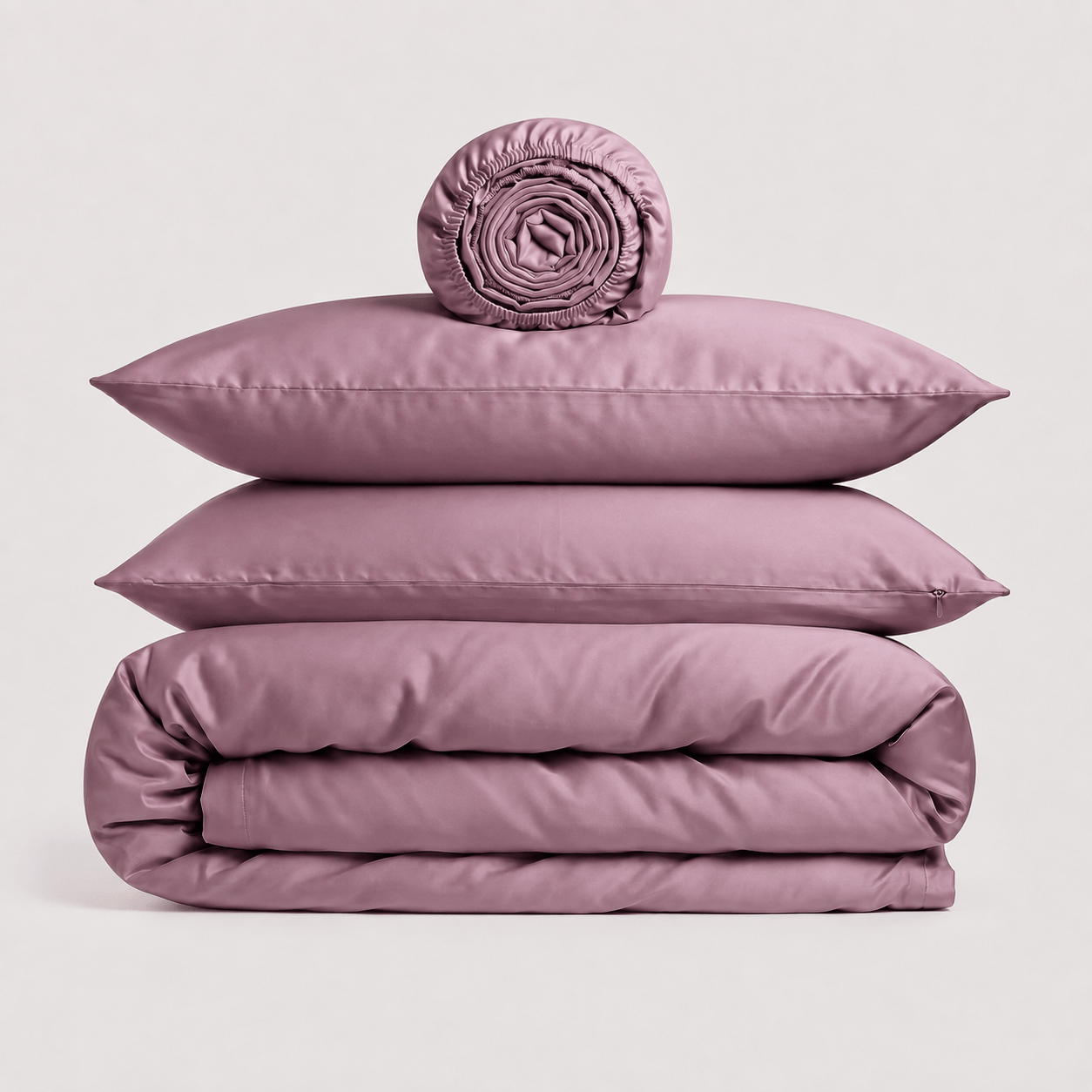 Dusty Mauve - Bedding Set (Easy Change)