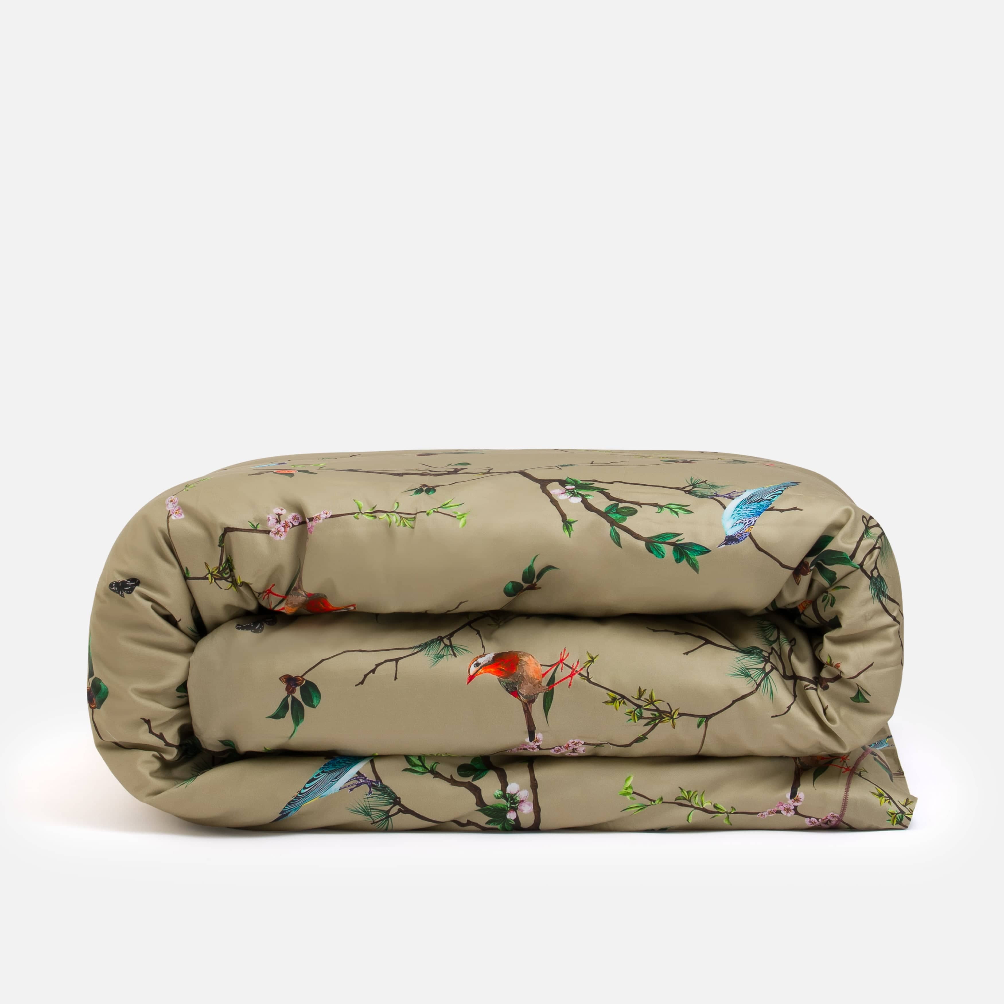 Birds and Flowers - Duvet Cover