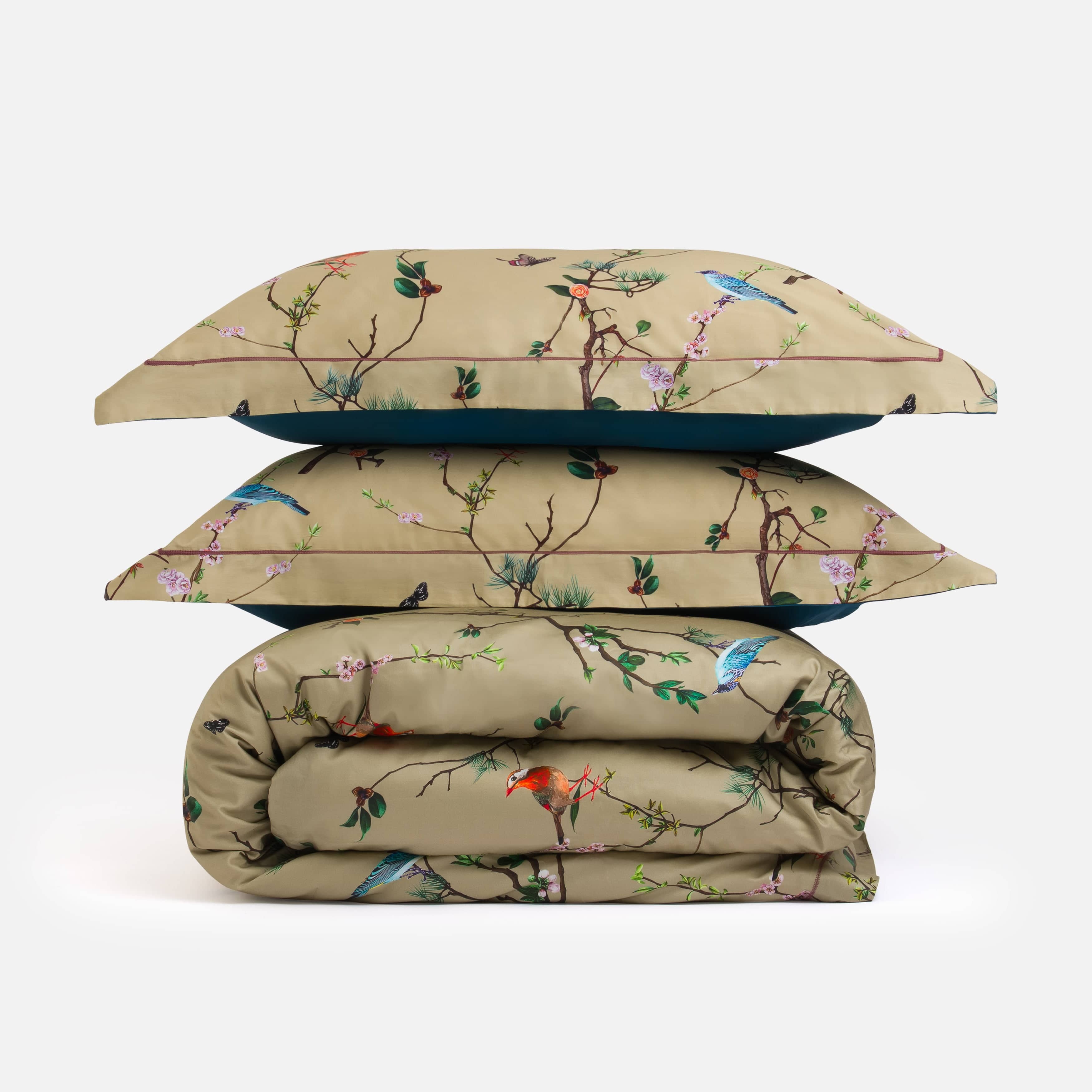 Birds and Flowers - Duvet Cover Set