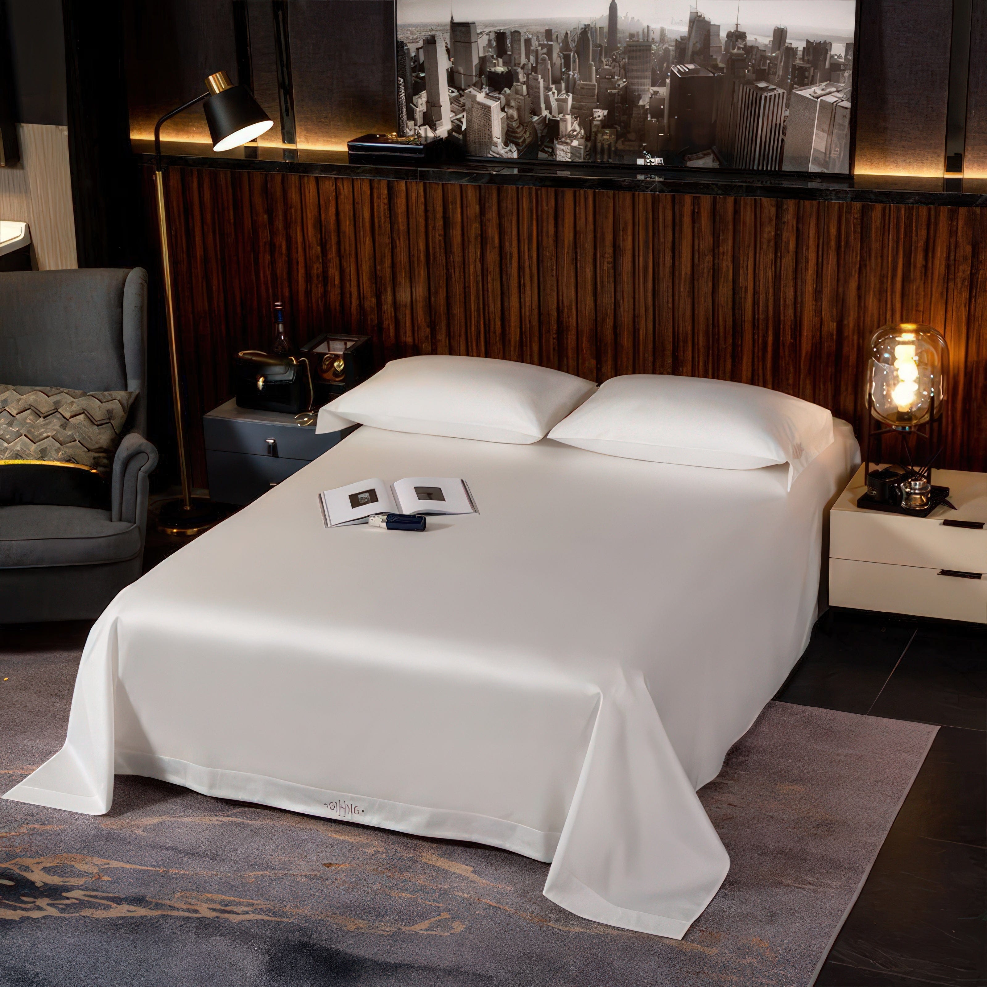 Hotel White - Bed Sheet