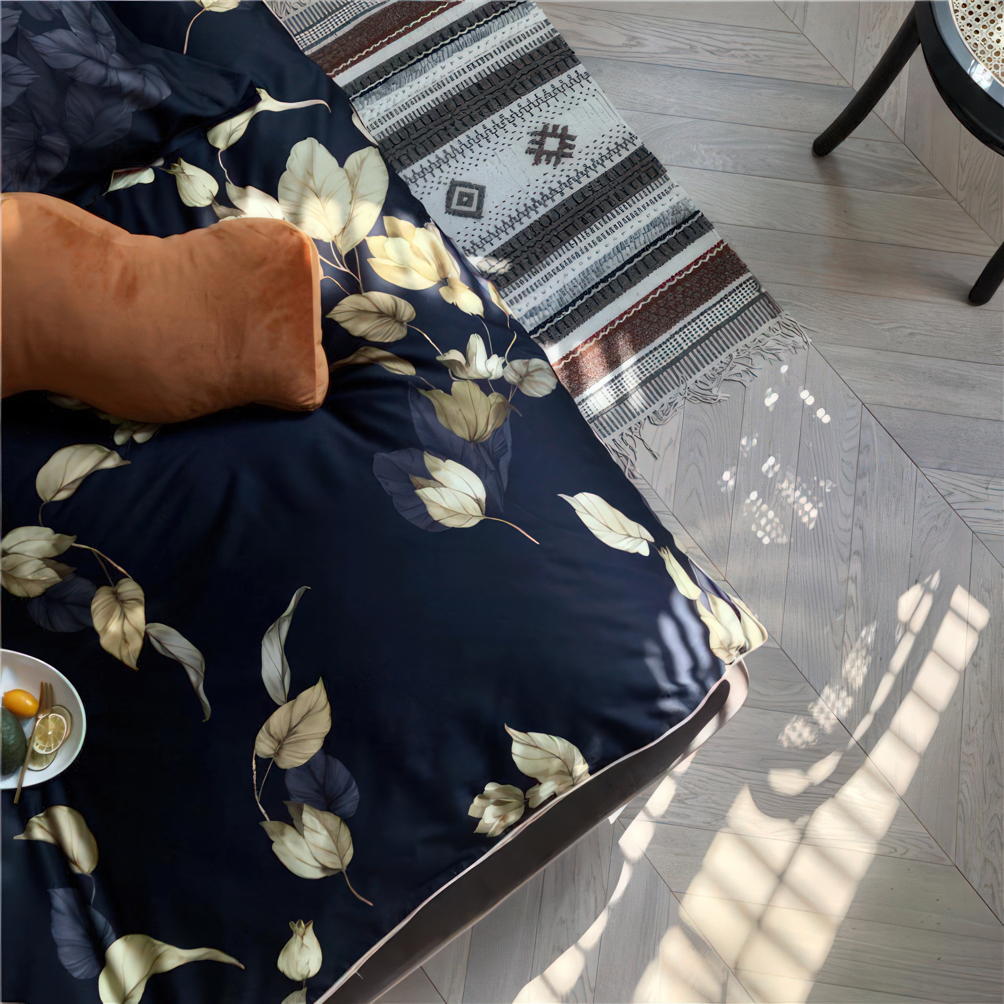 Gold Leaves - Duvet Cover