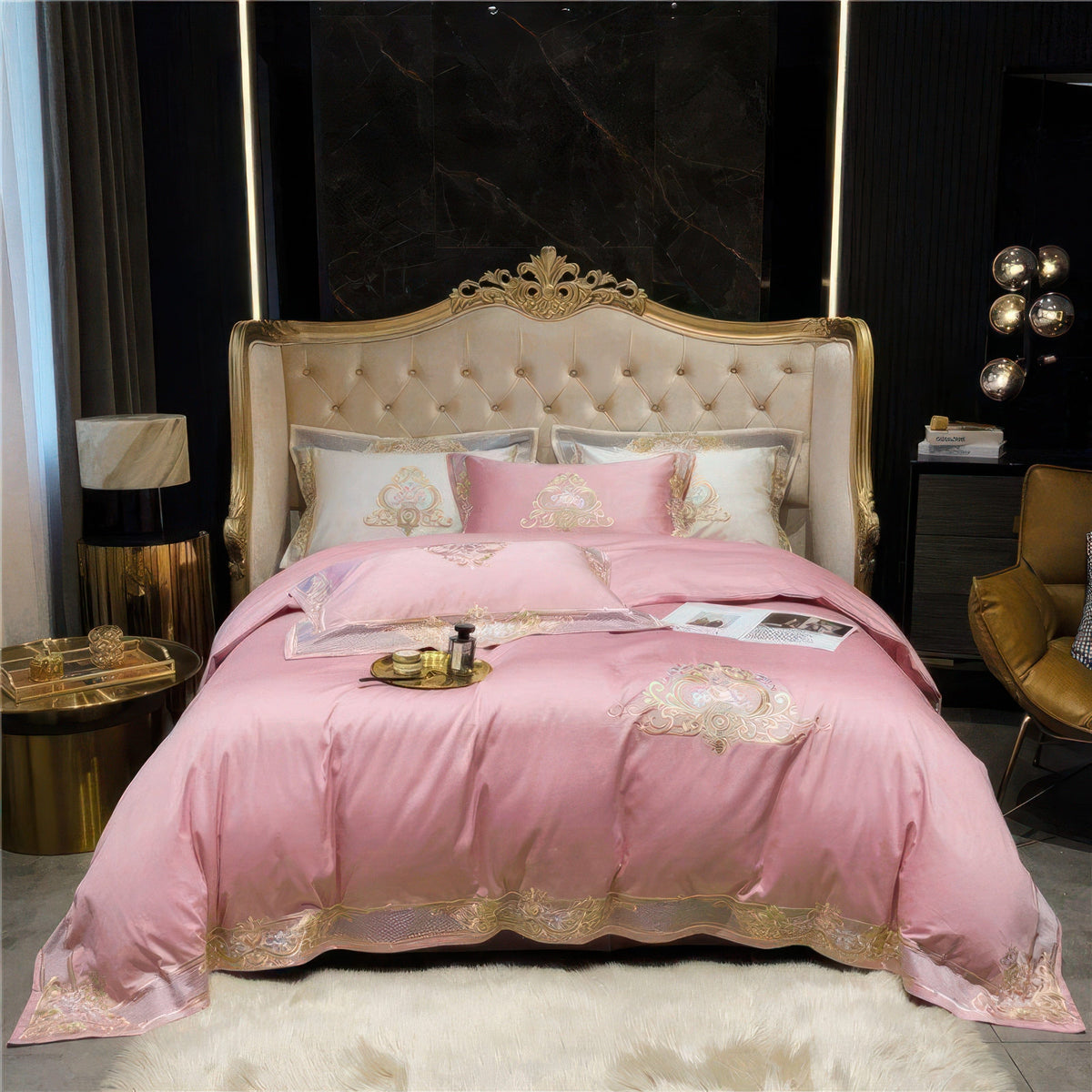 Luxury Mood Rose Bedding Set Holsper