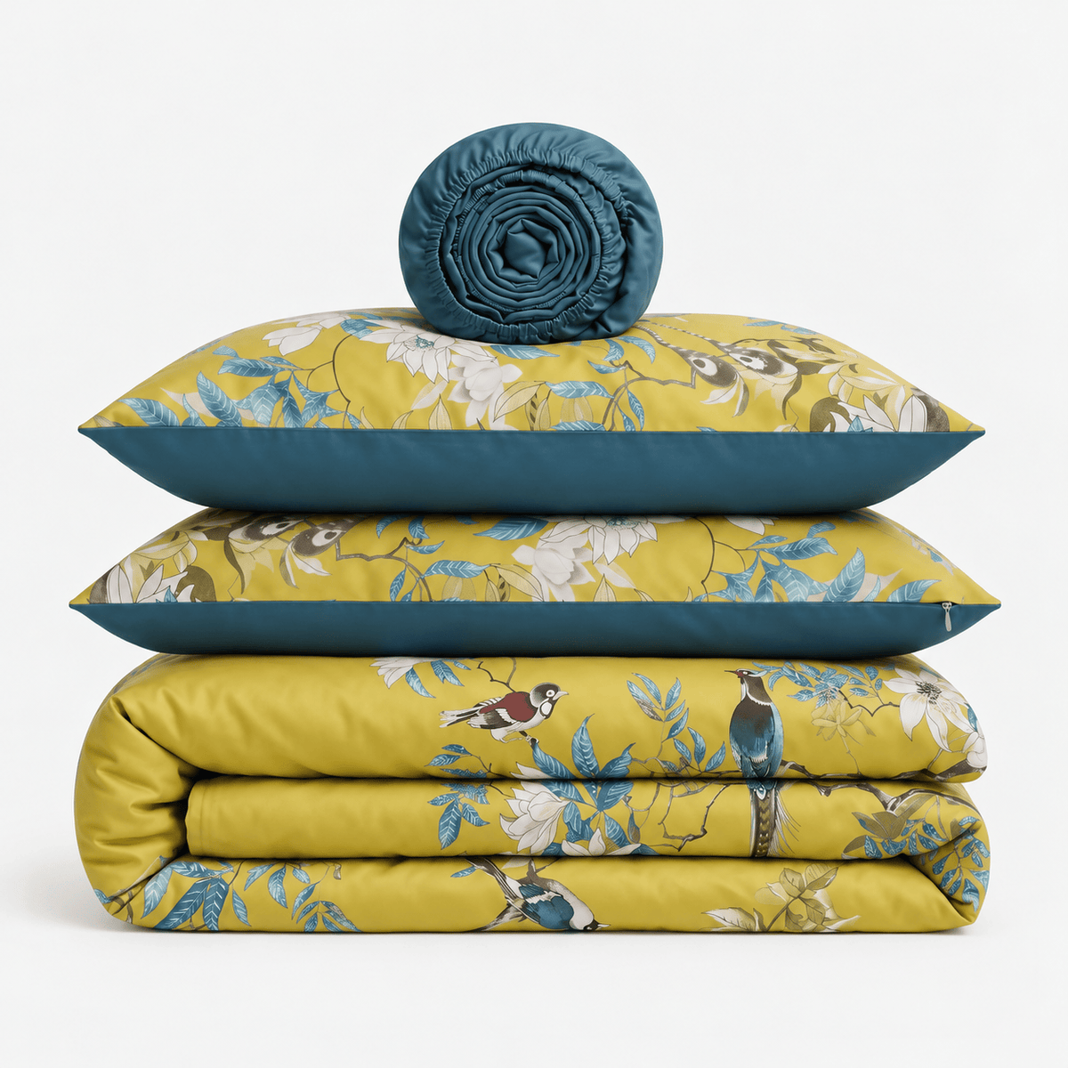 Golden Birds - Bedding Set