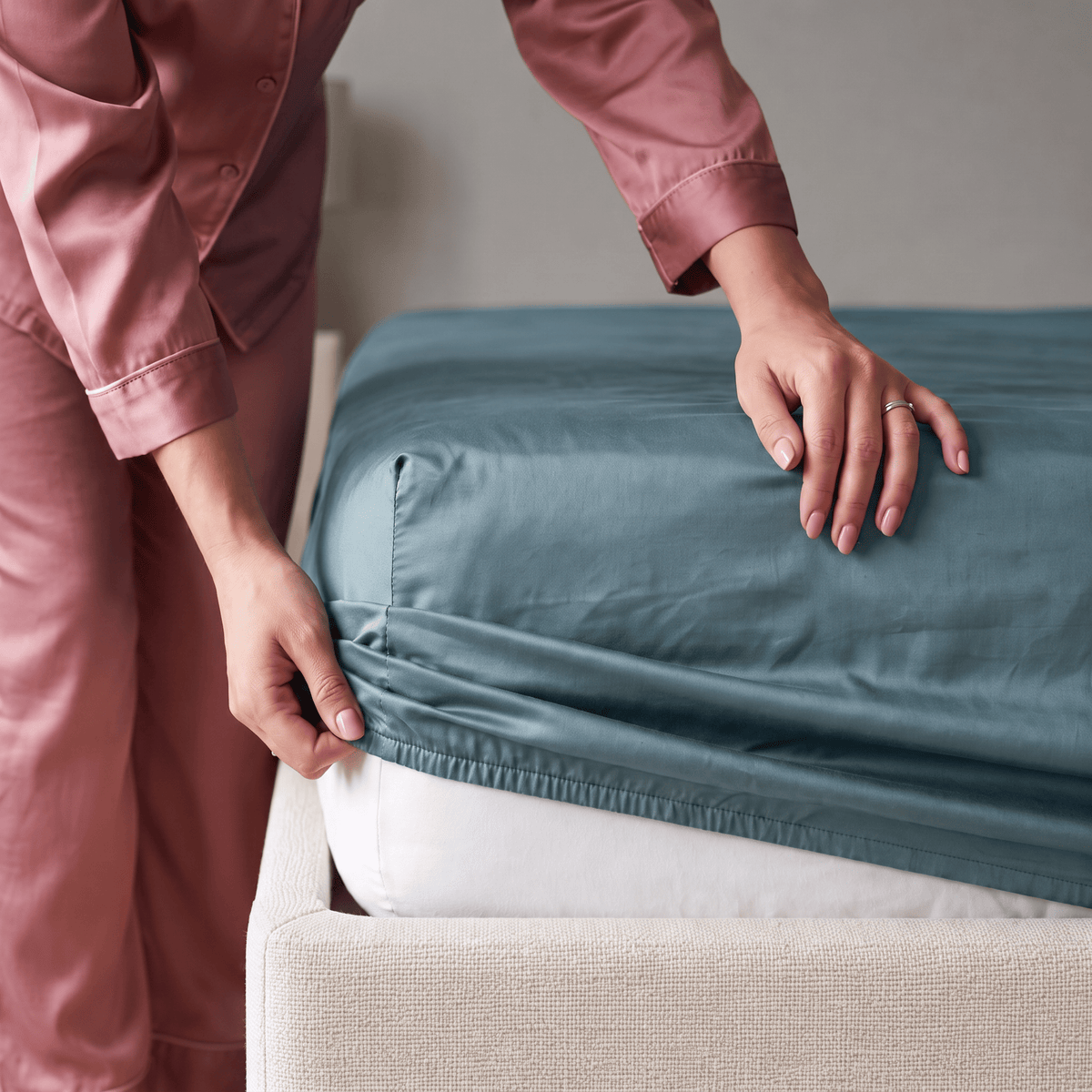 Blue Birds - Fitted Sheet