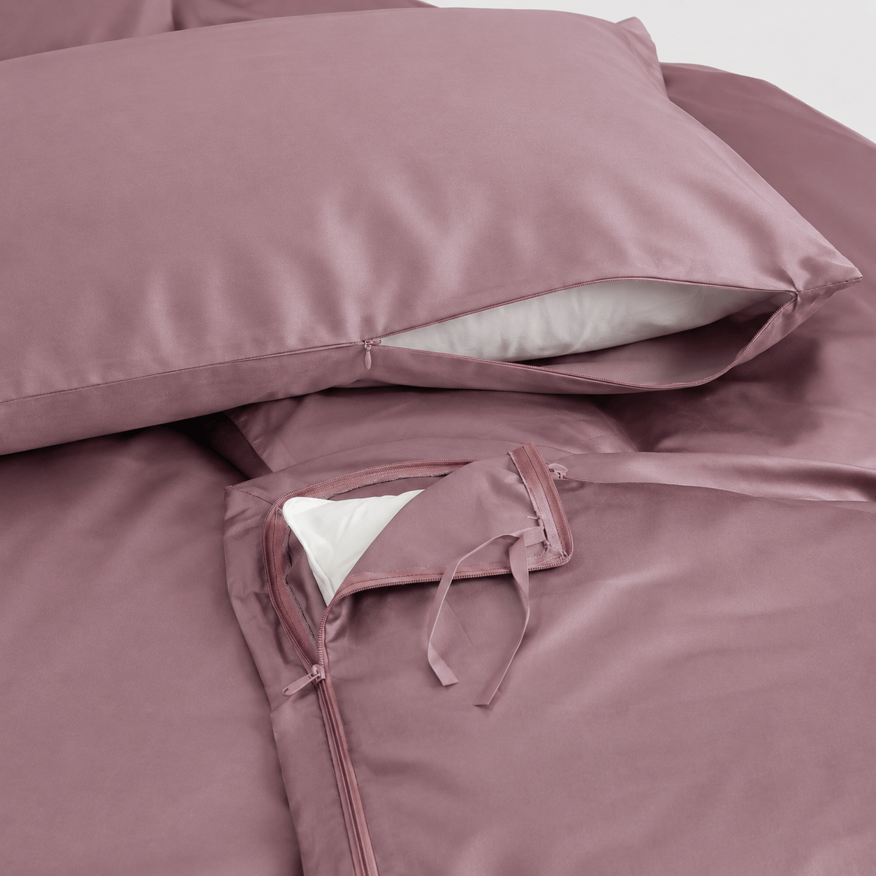 Dusty Mauve - Bedding Set (Easy Change)
