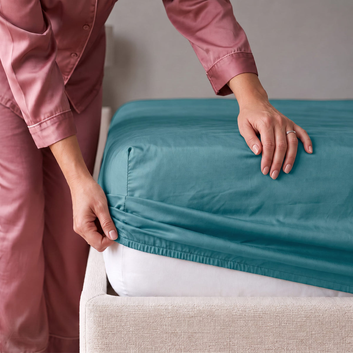 Golden Birds - Fitted Sheet