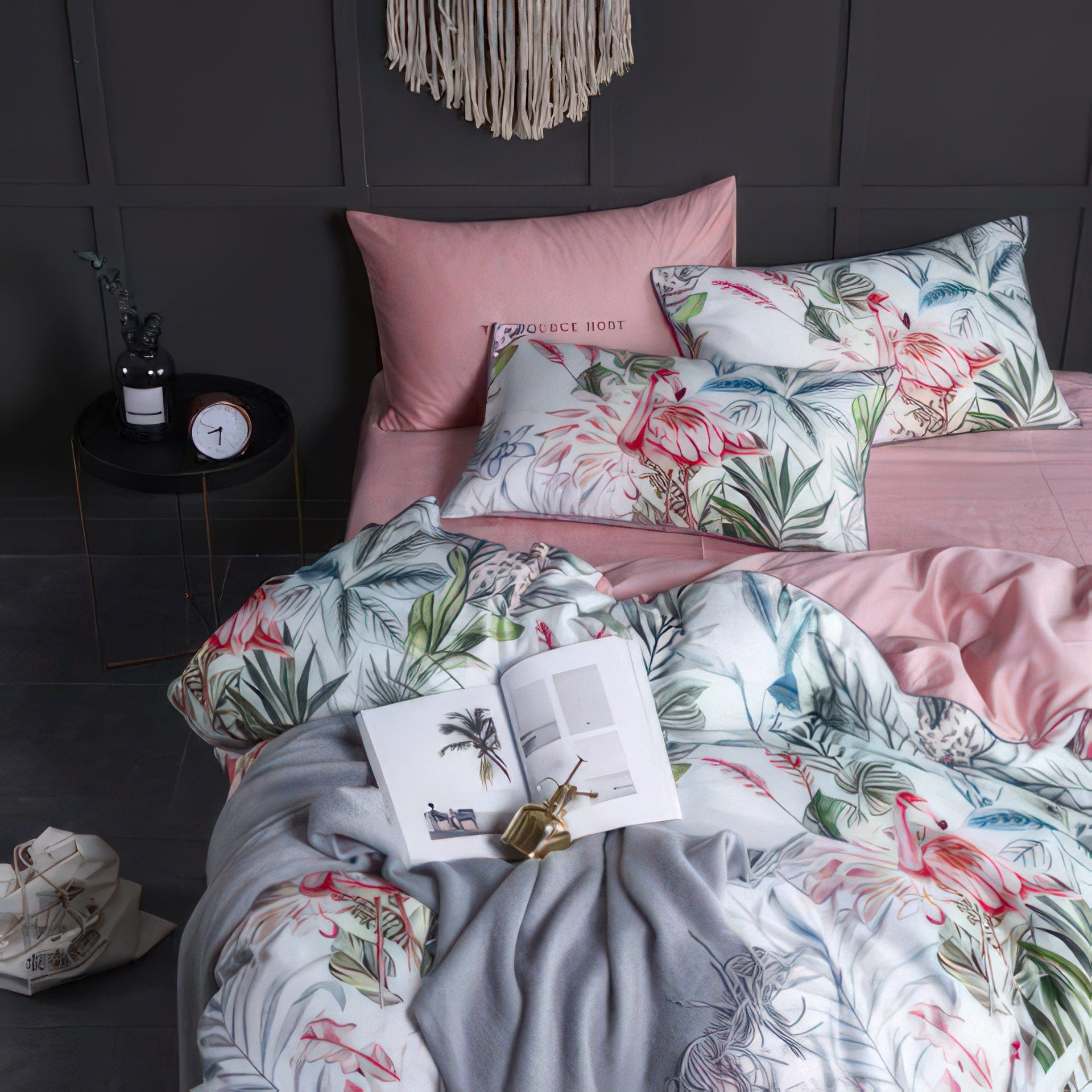 Paradise Flamingo Pink - Pillowcase Pair
