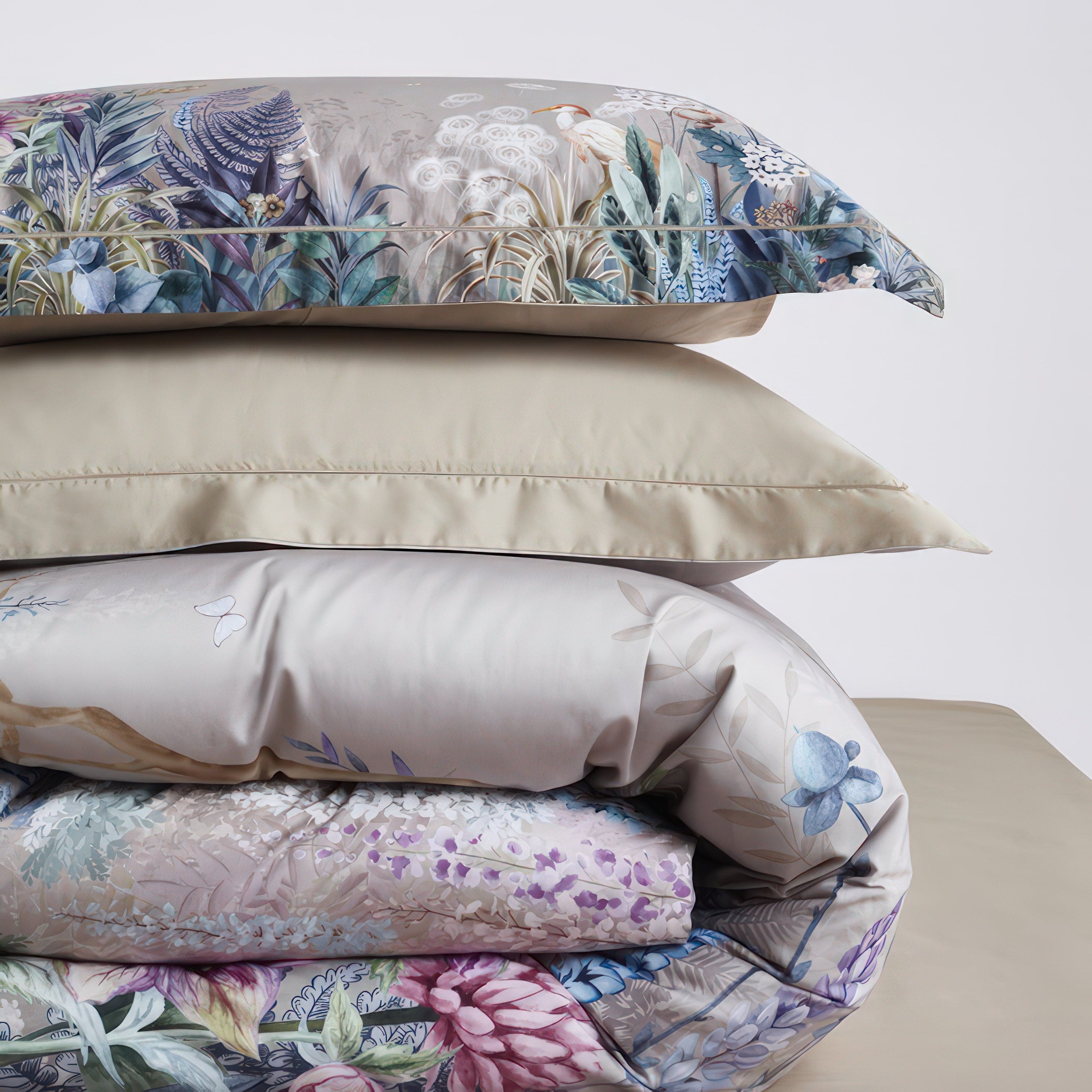 Purple Flowers - Complete Bedding Set
