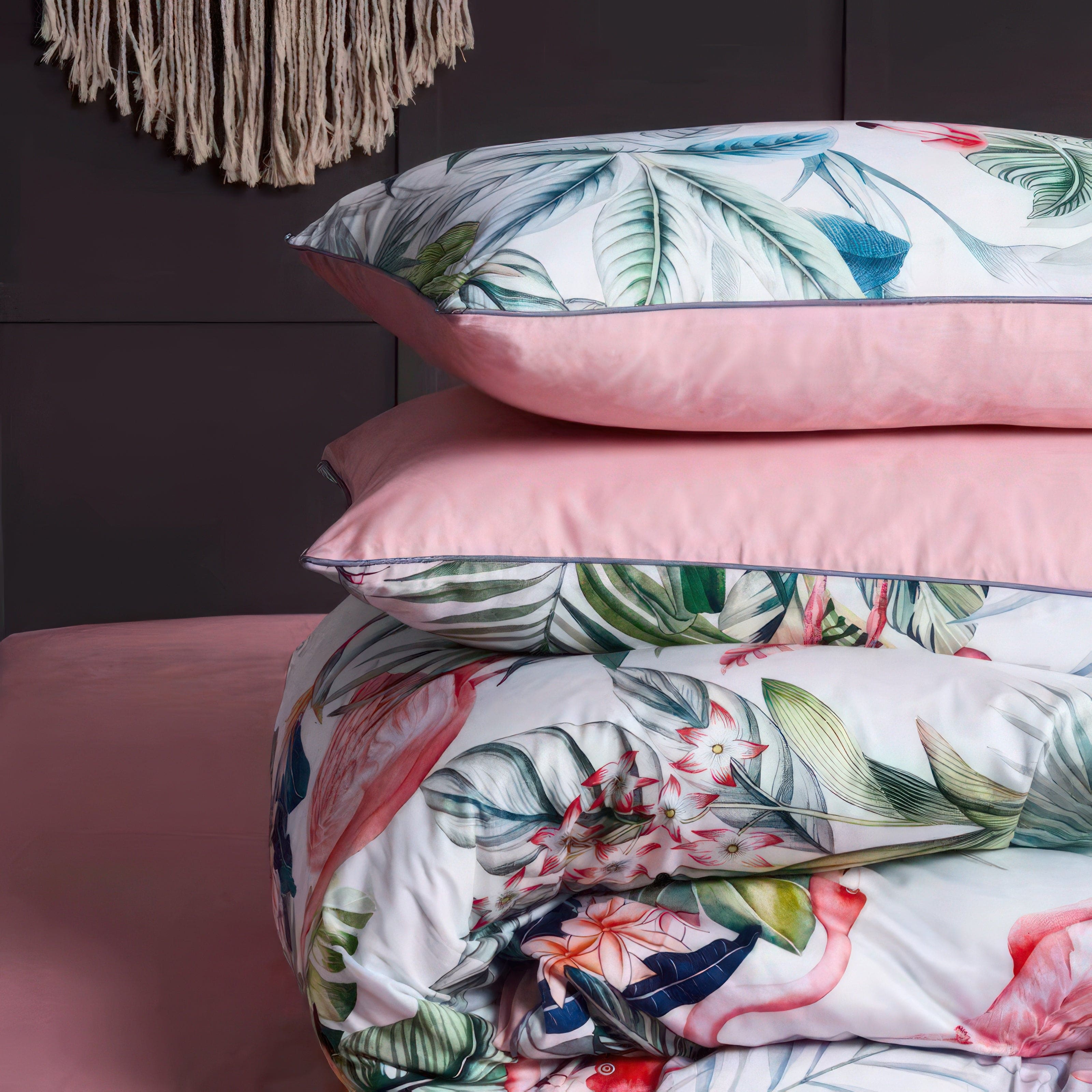 Paradise Flamingo - Pillowcase Pair