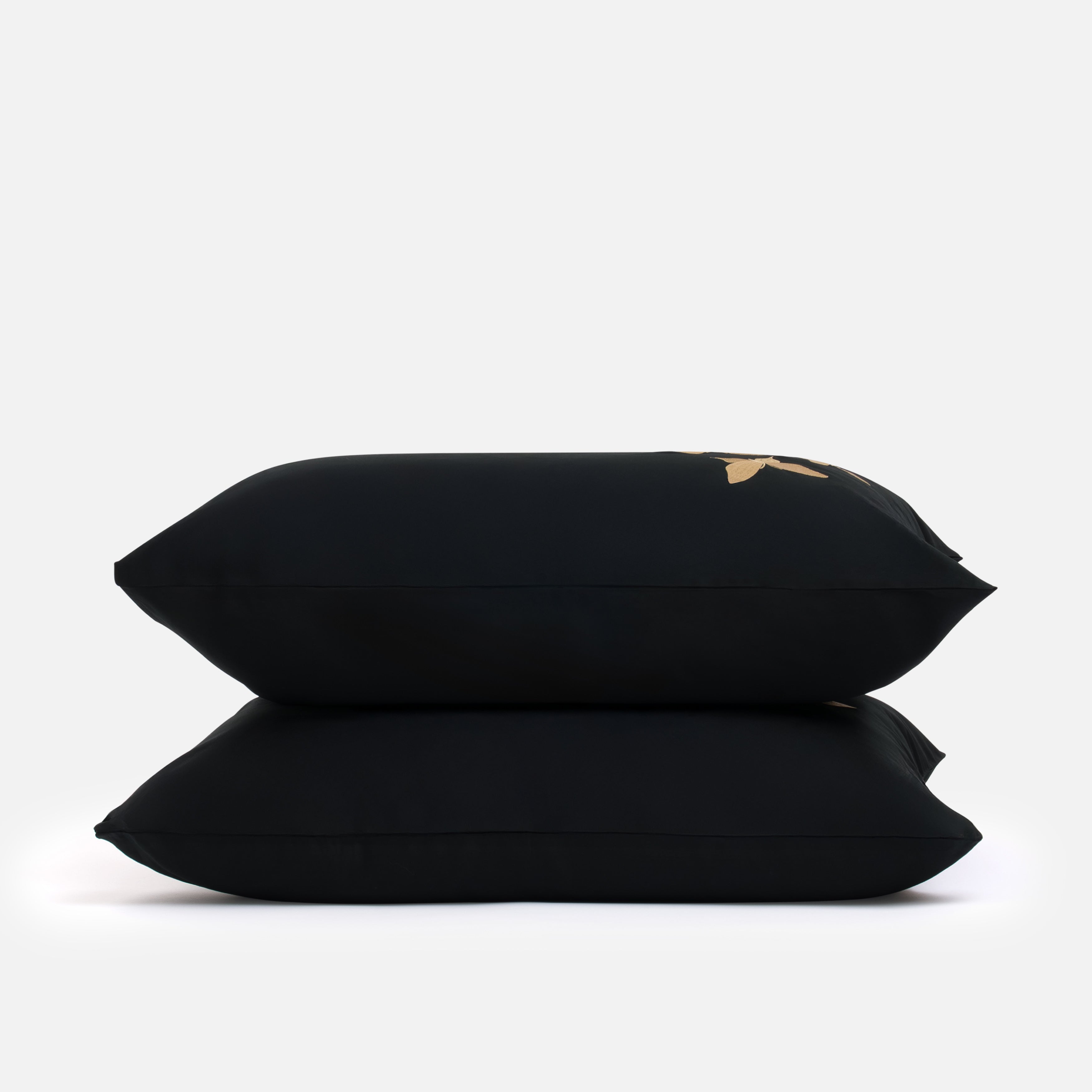 Golden Butterflies - Pillowcase Pair