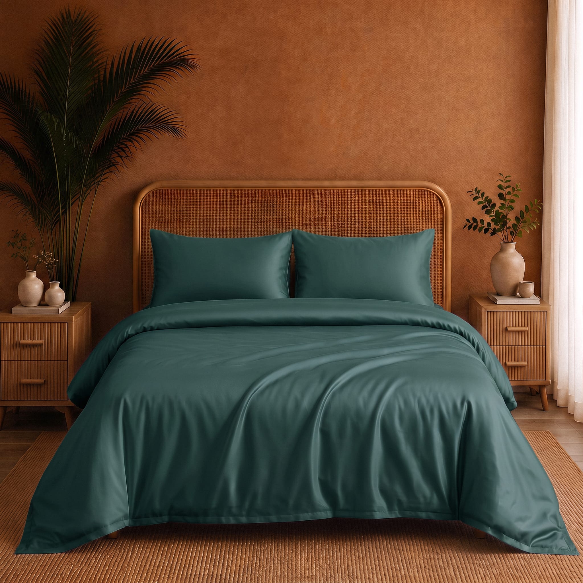 Forest Teal – Duvet Cover Set (Easy Change)