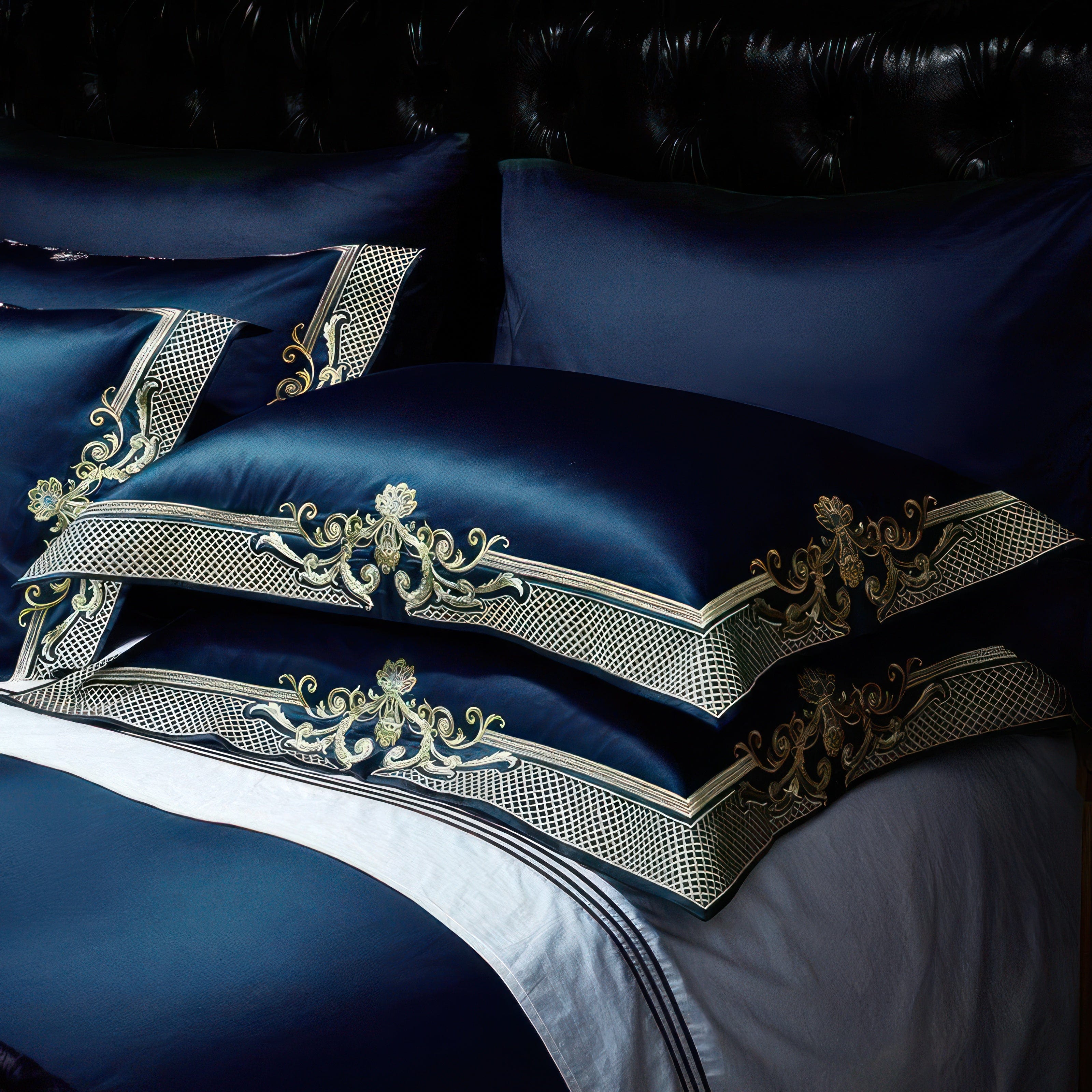 Royal Blue 1000TC - Pillowcase Pair