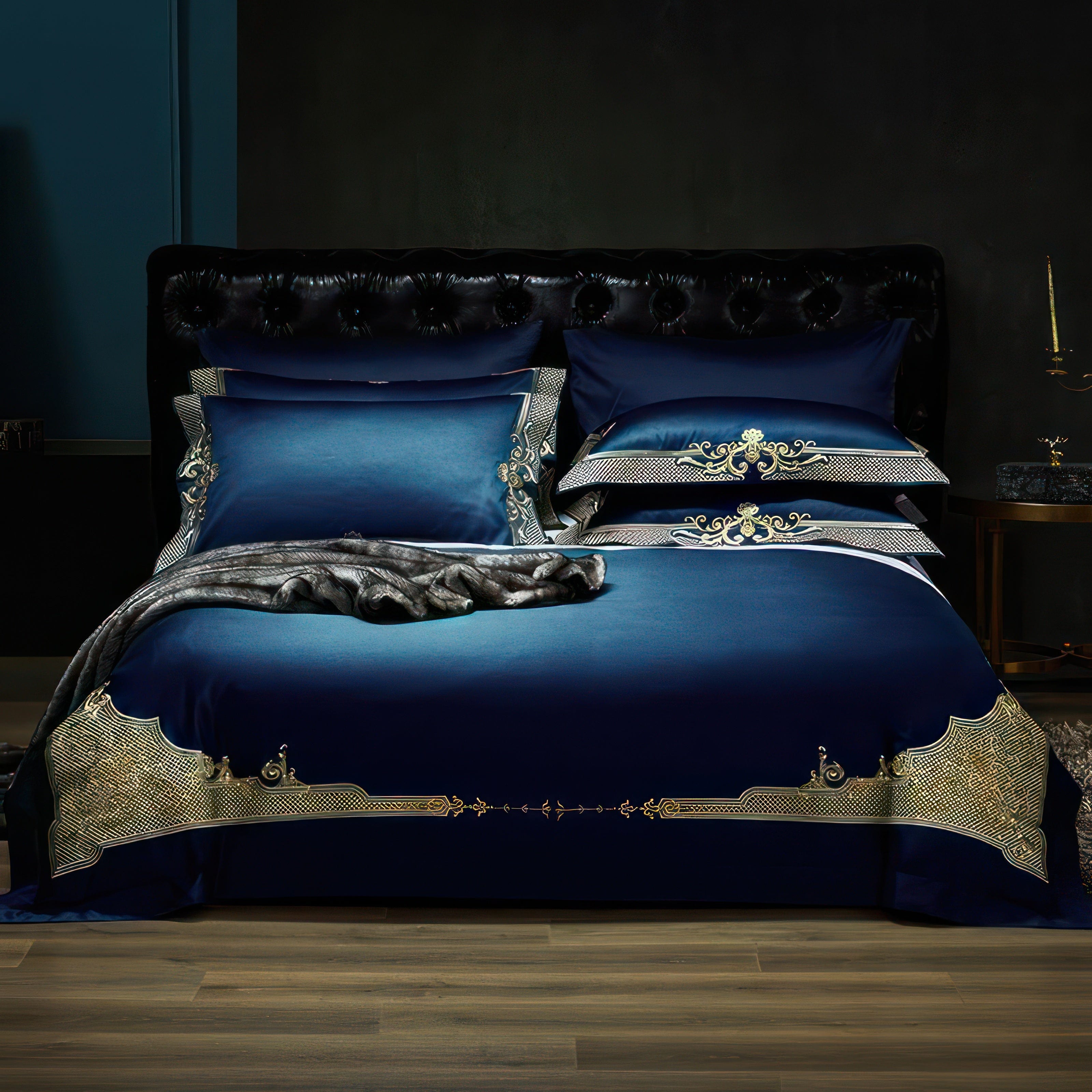 Royal Blue 1000TC - Bedding Set