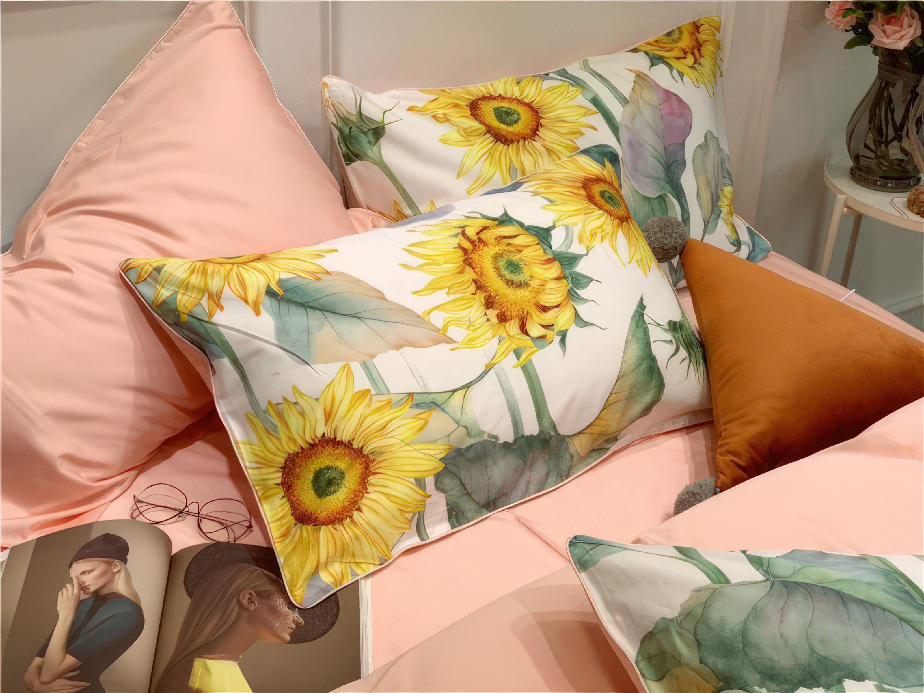 Sunflower - Pillowcase Pair