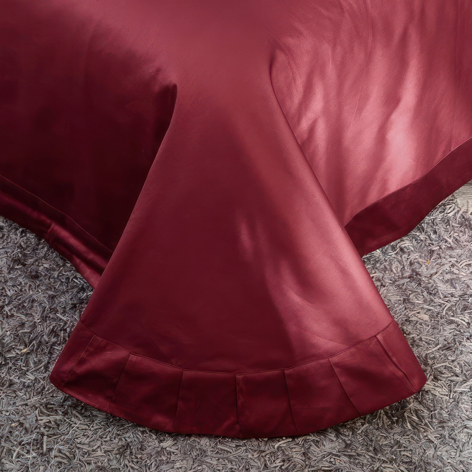 Burgundy Luxury Bedding Set Holsper