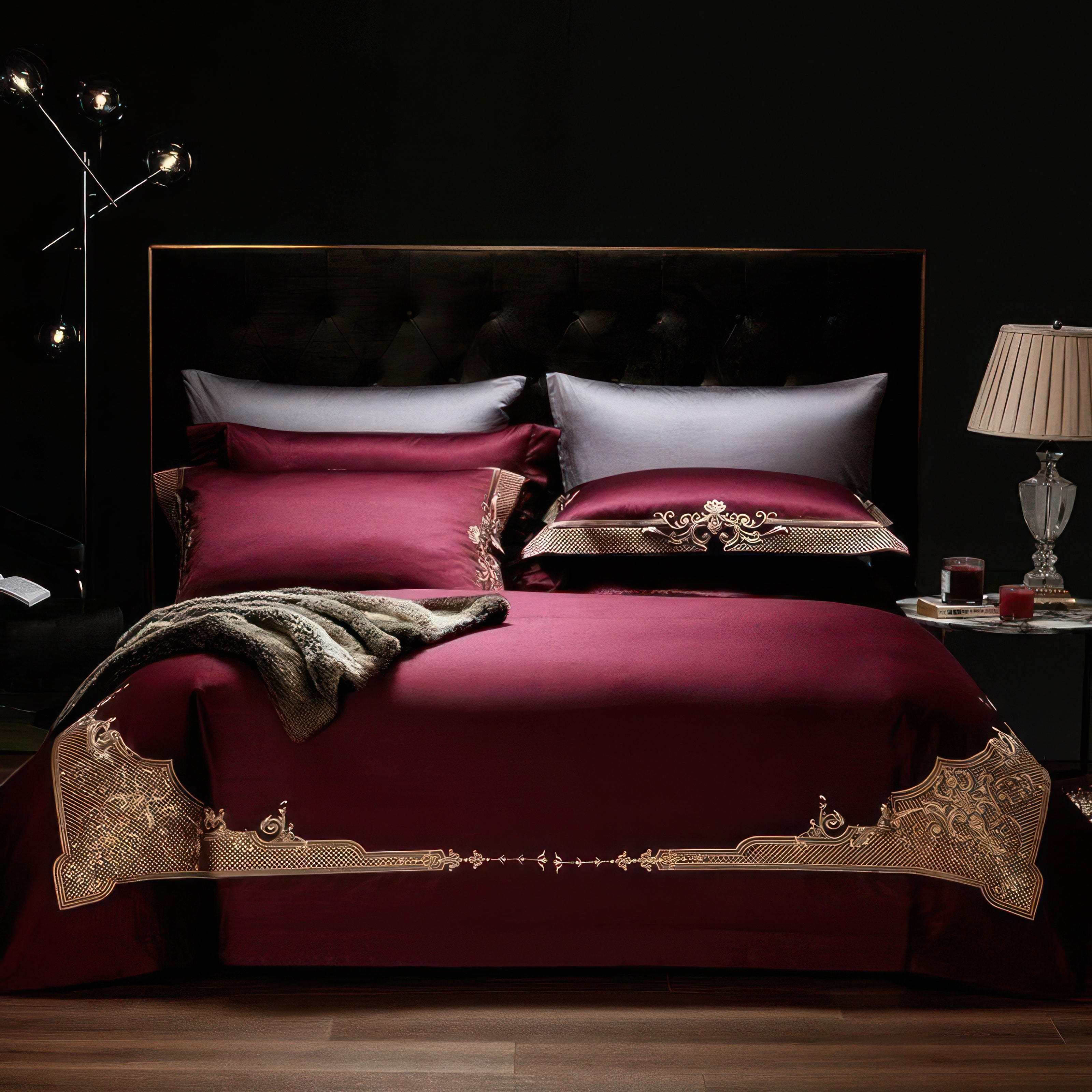 Royal Burgundy 1000TC - Bedding Set