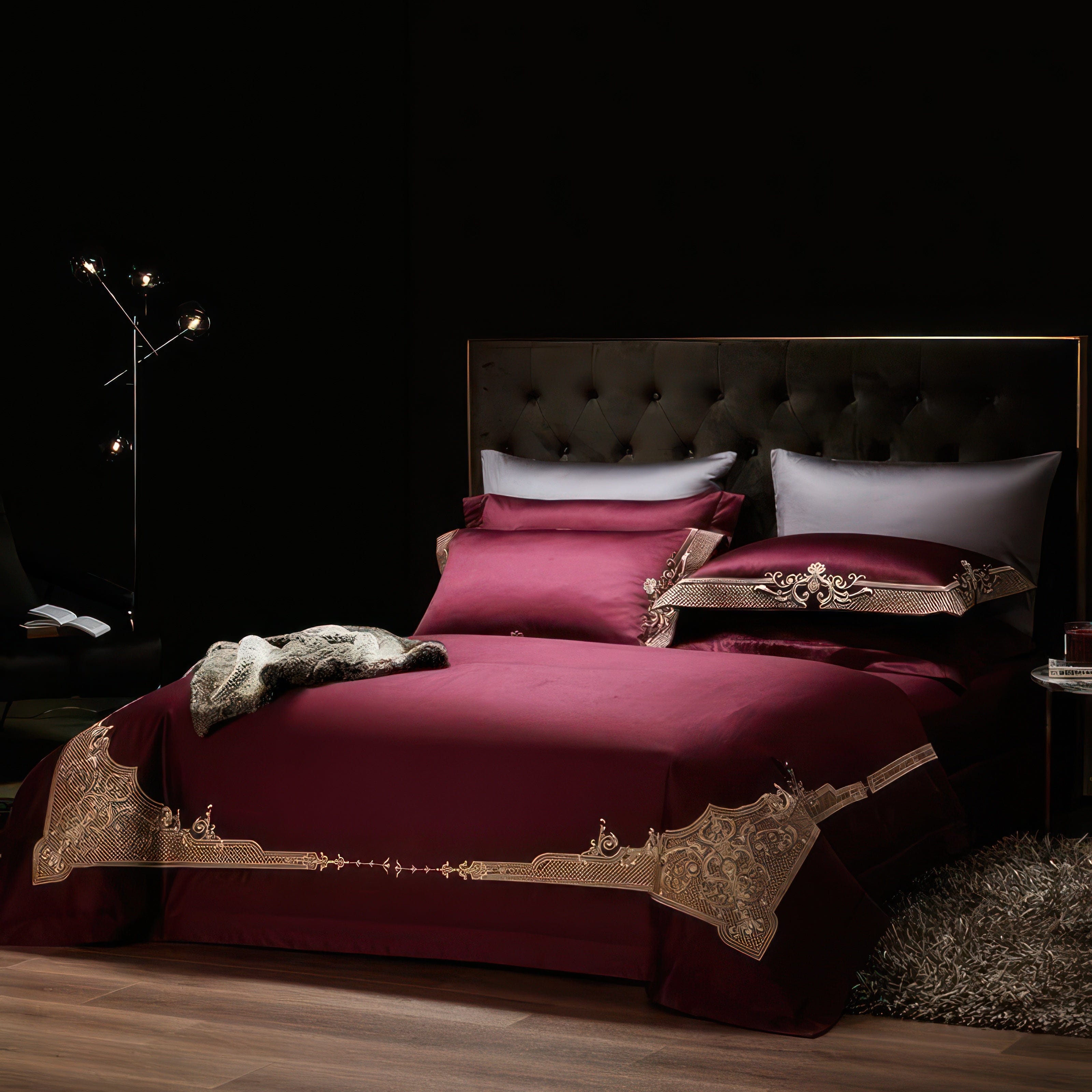 Royal Burgundy 1000TC - Bedding Set