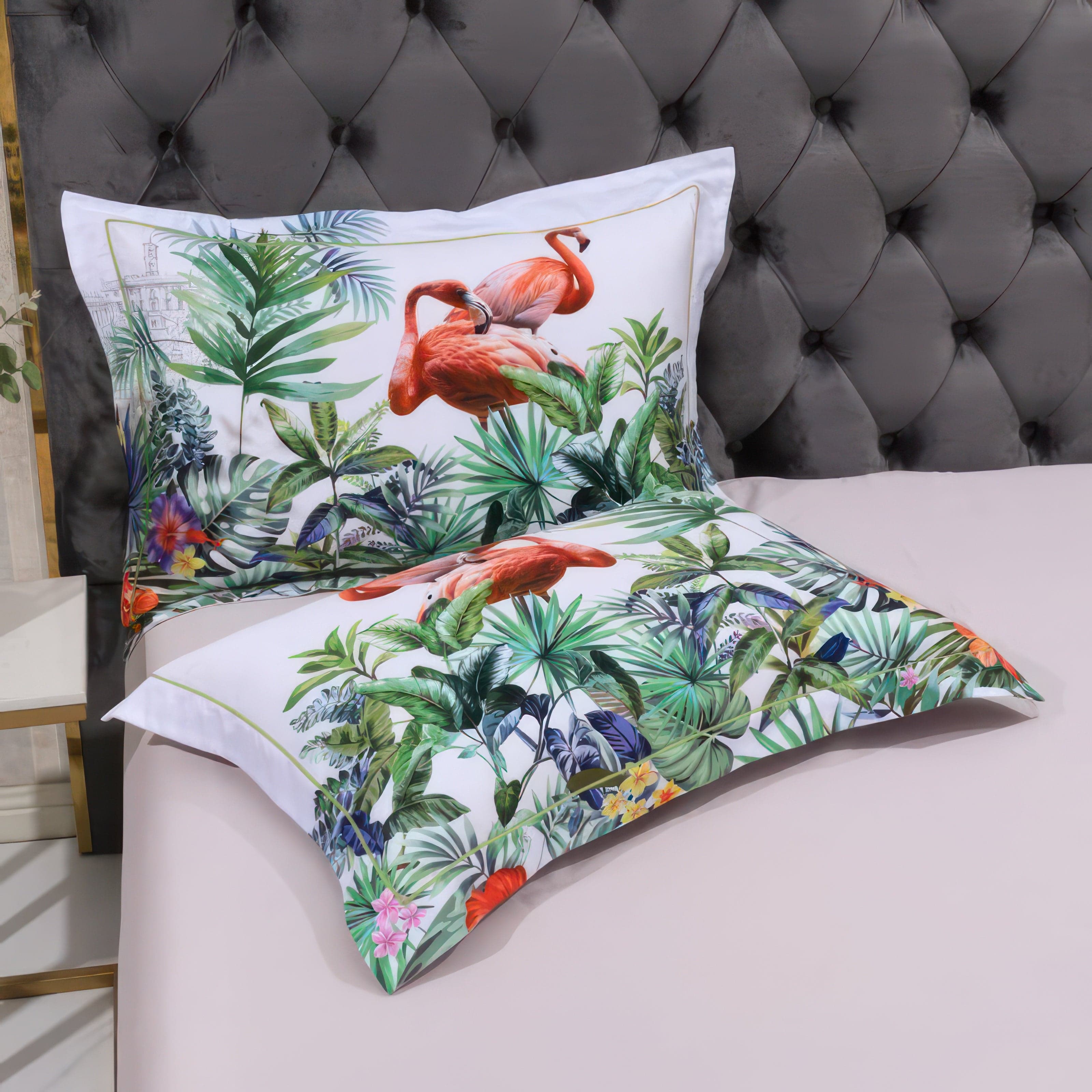 Pink Flamingo - Bed Sheet