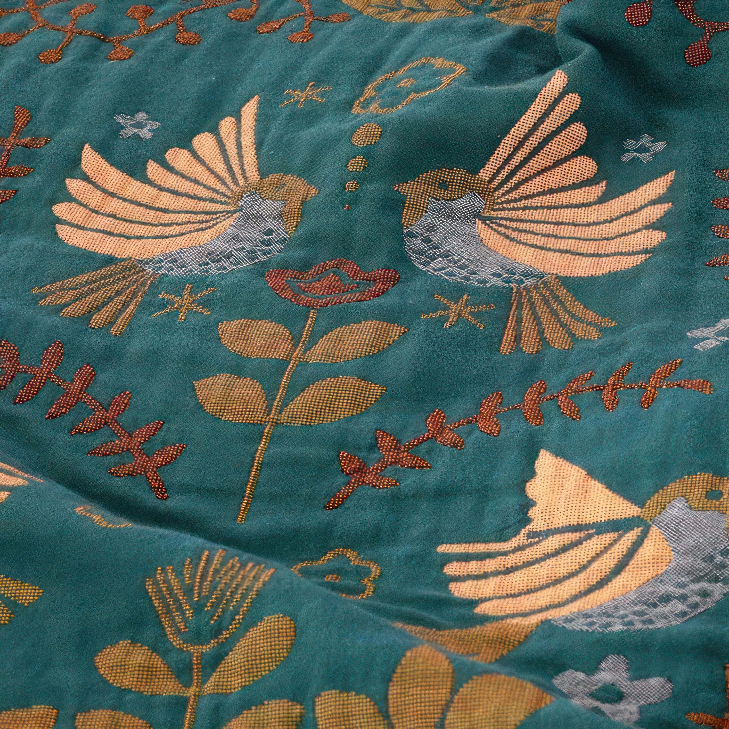 Nordic Birds Blanket