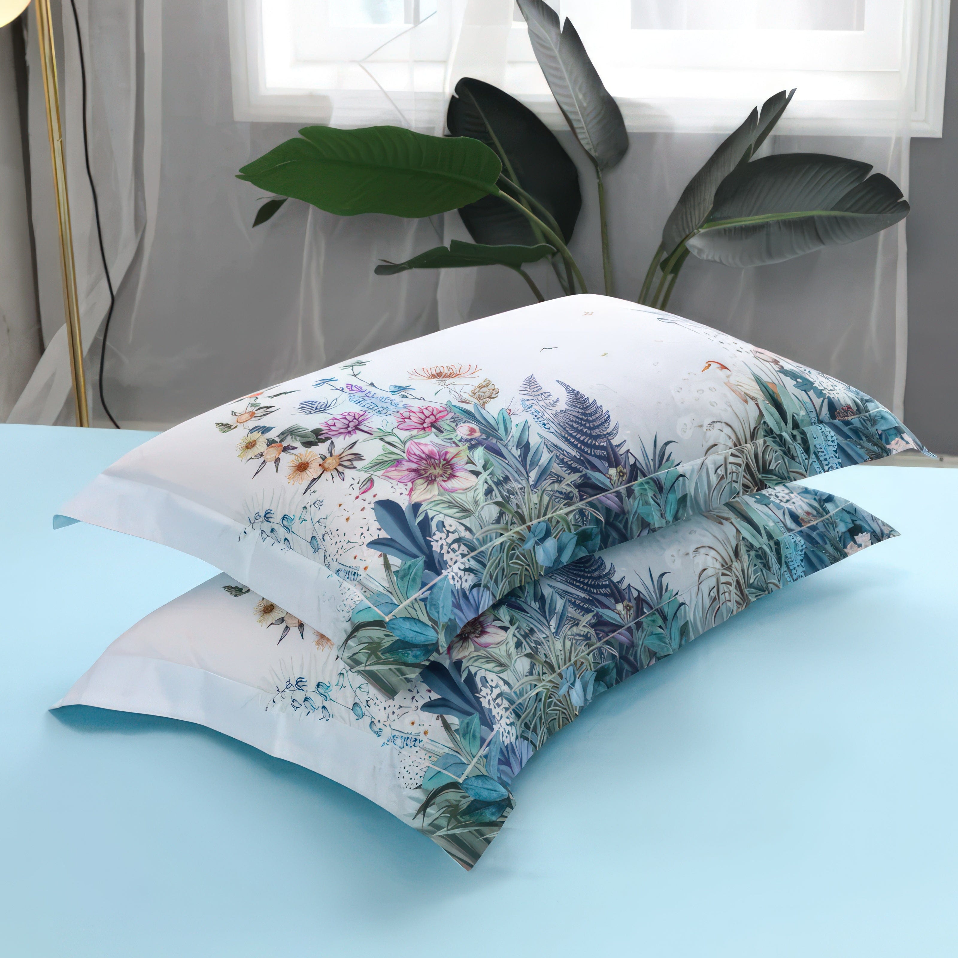 Violet Flowers - Bedding Set