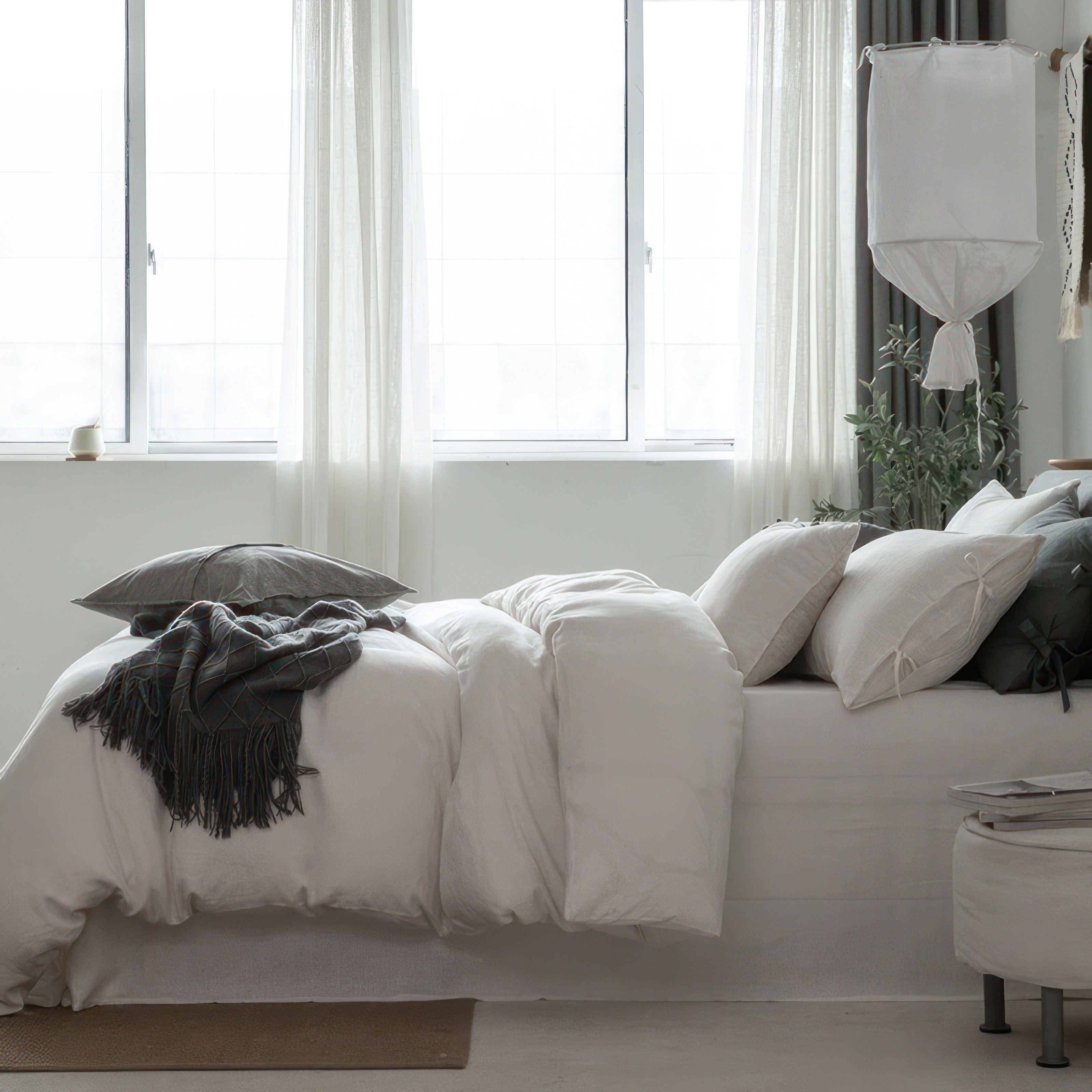 Dreamy Linen White - Bedding Set