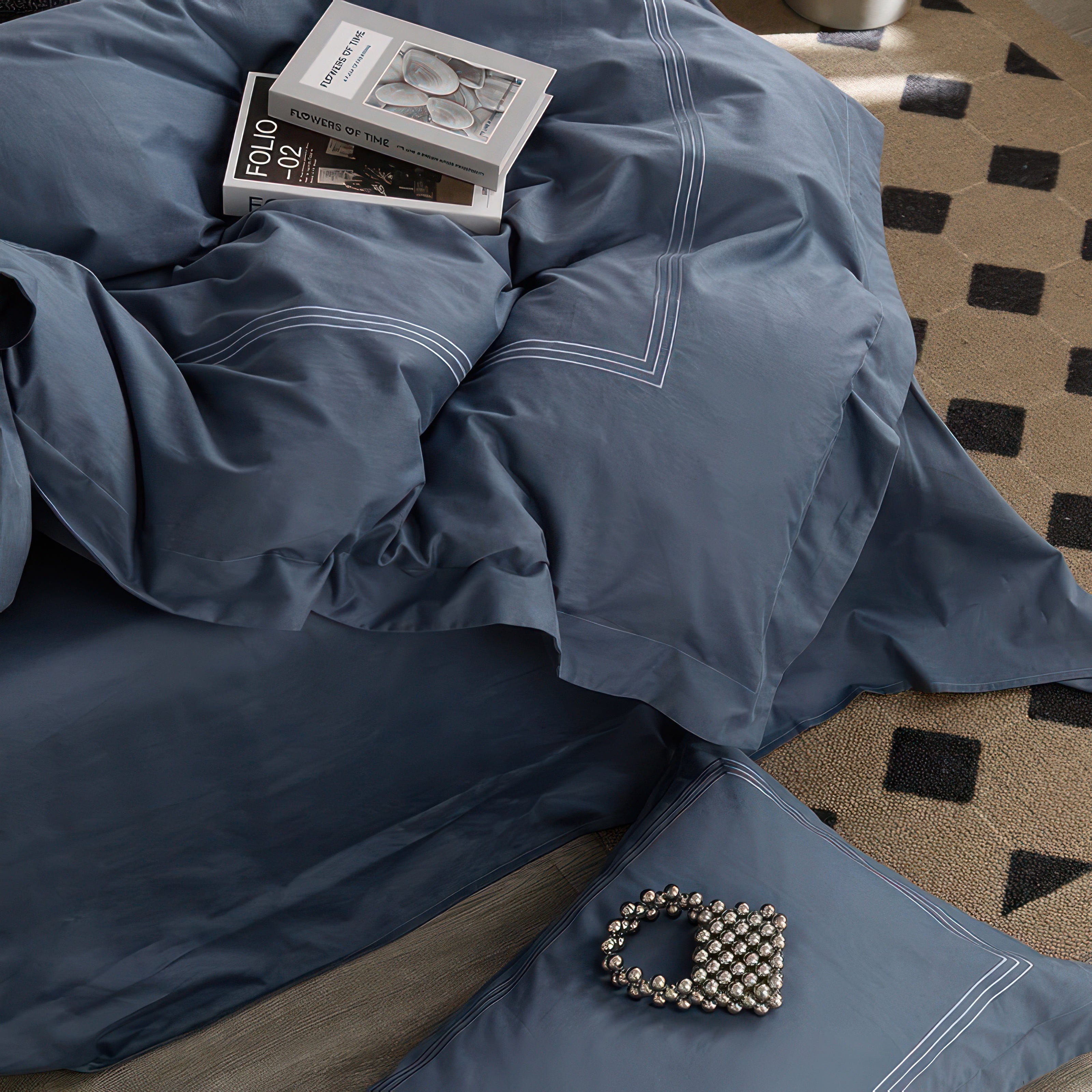 Celine Navy - Bedding Set