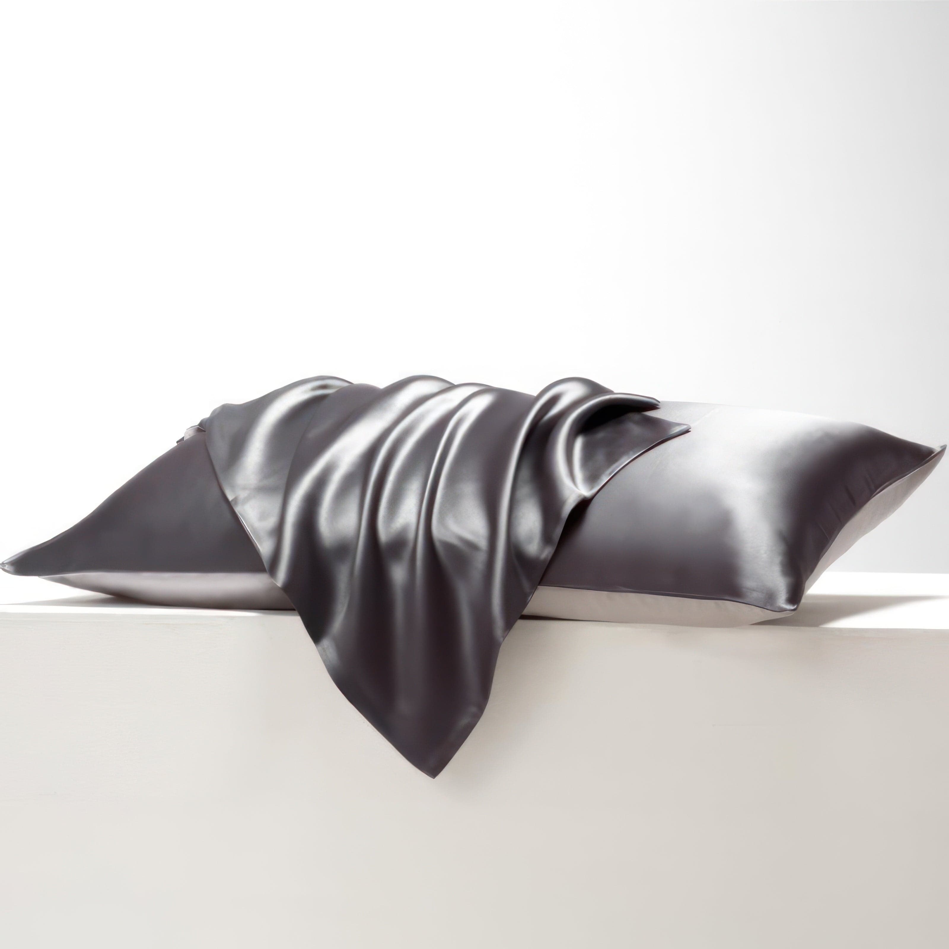 Feya Dark Grey -  Silk Pillowcase