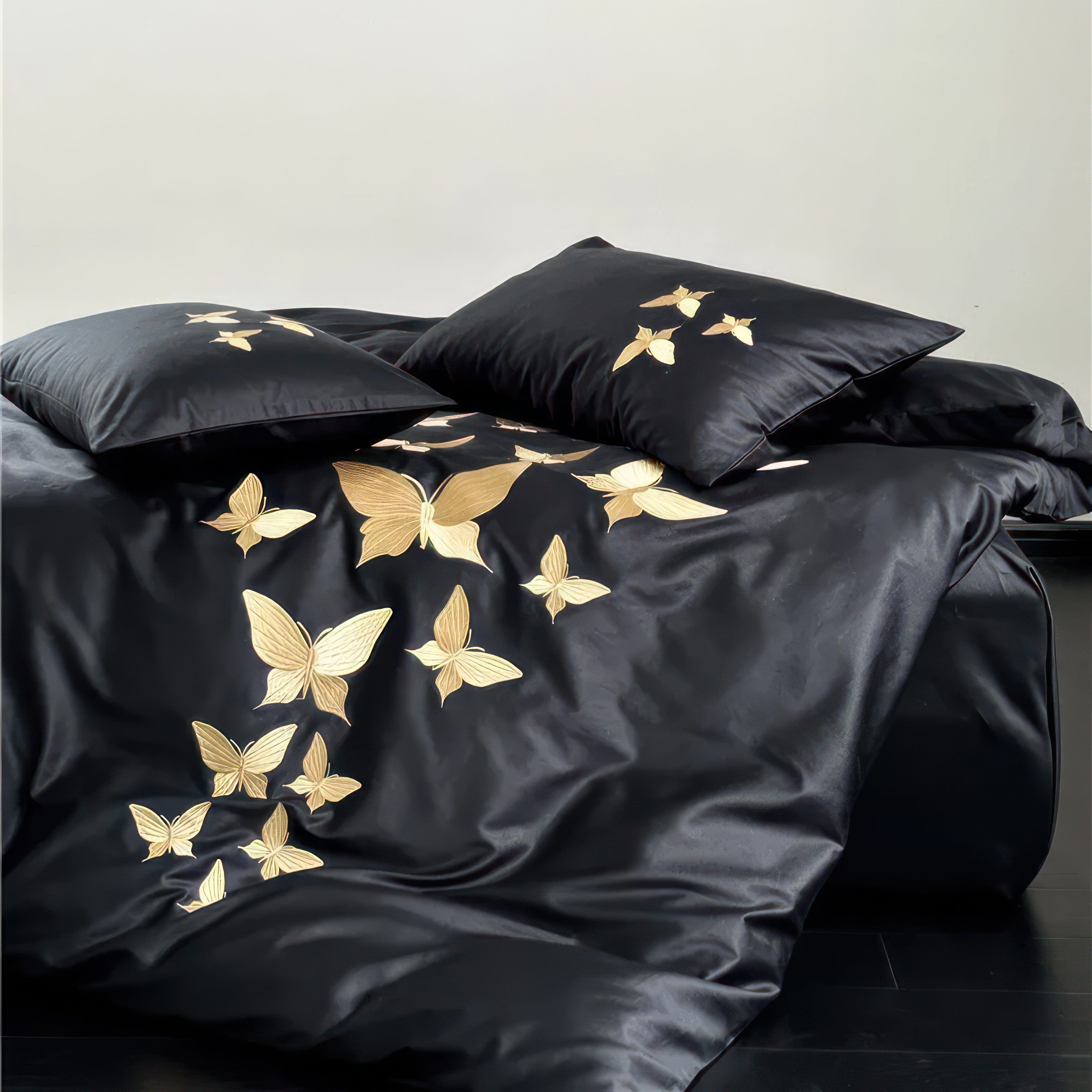 Golden Butterflies - Bedding Set