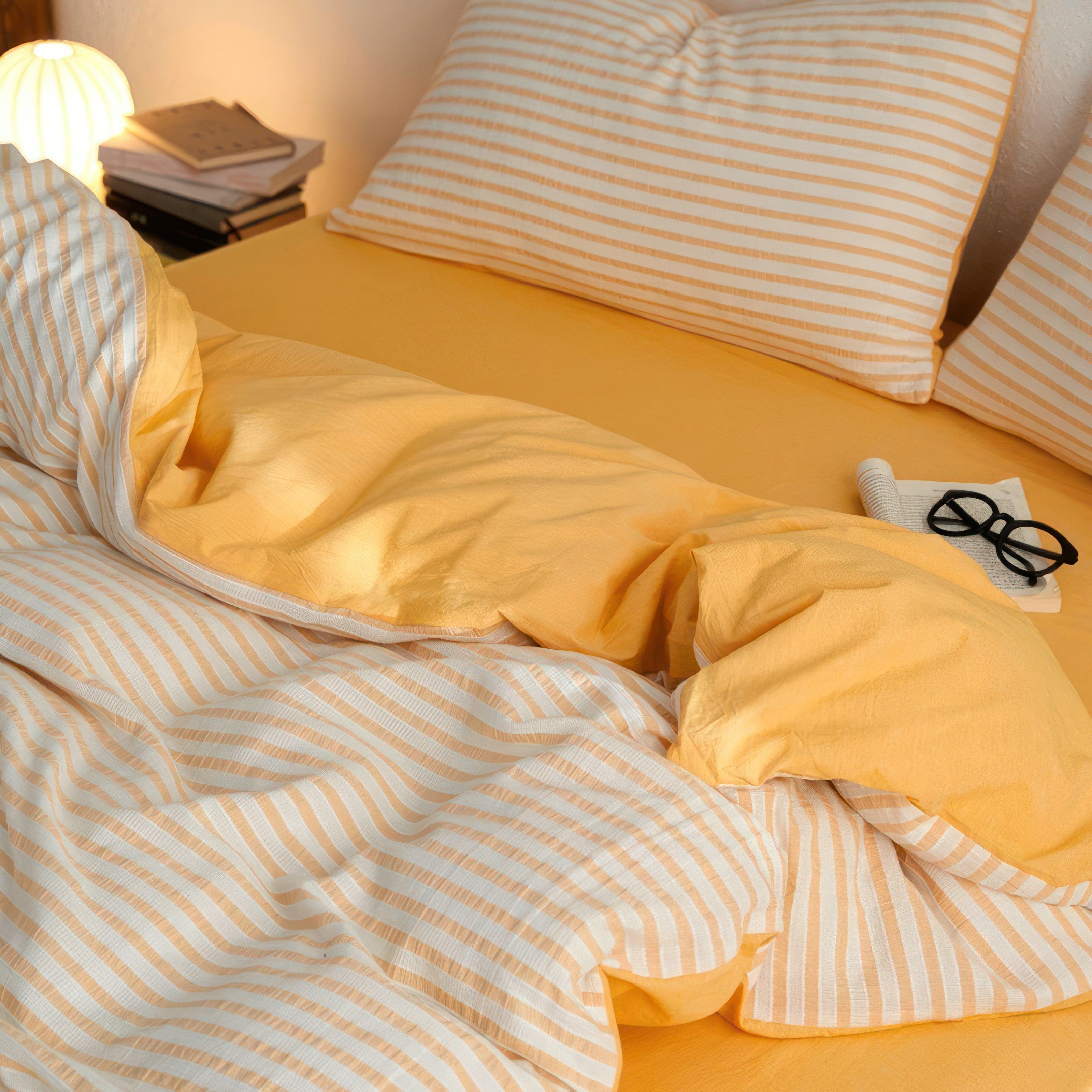 Honey Vis Stripe - Bedding Set