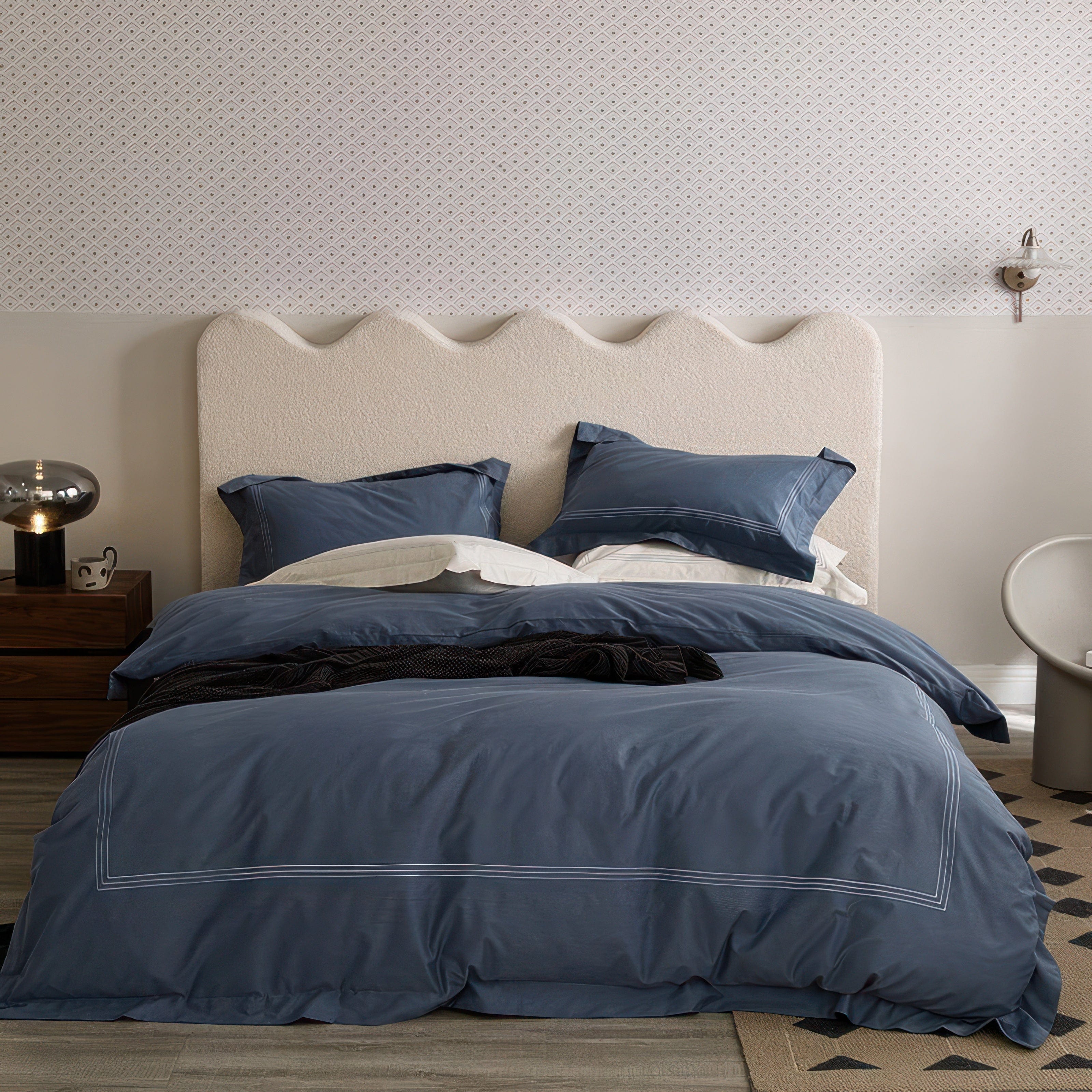 Celine Navy - Bedding Set