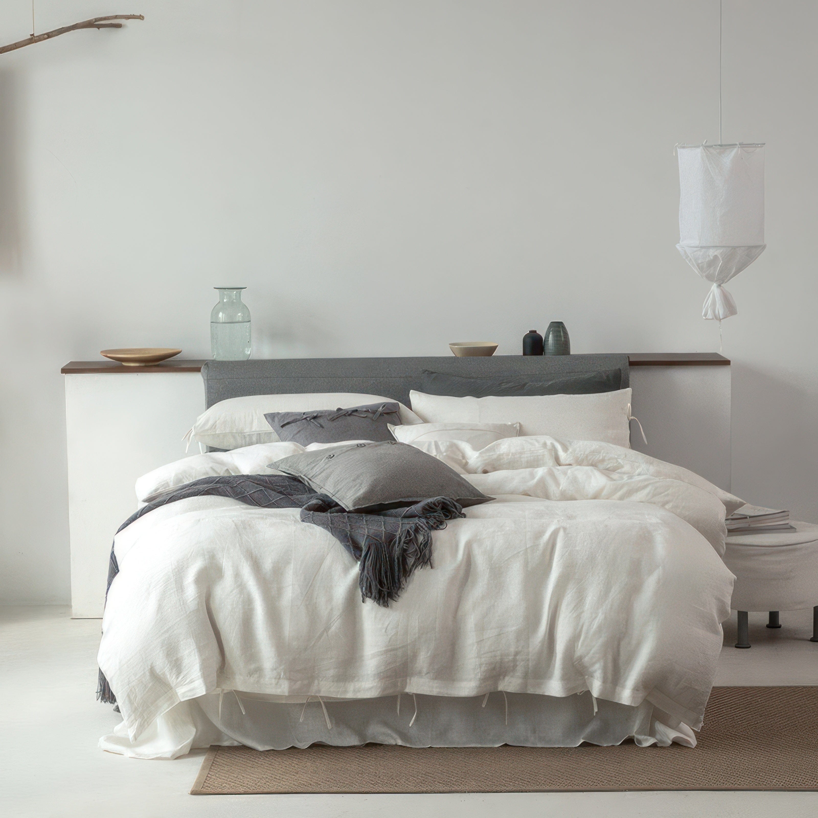 Dreamy Linen White - Bedding Set