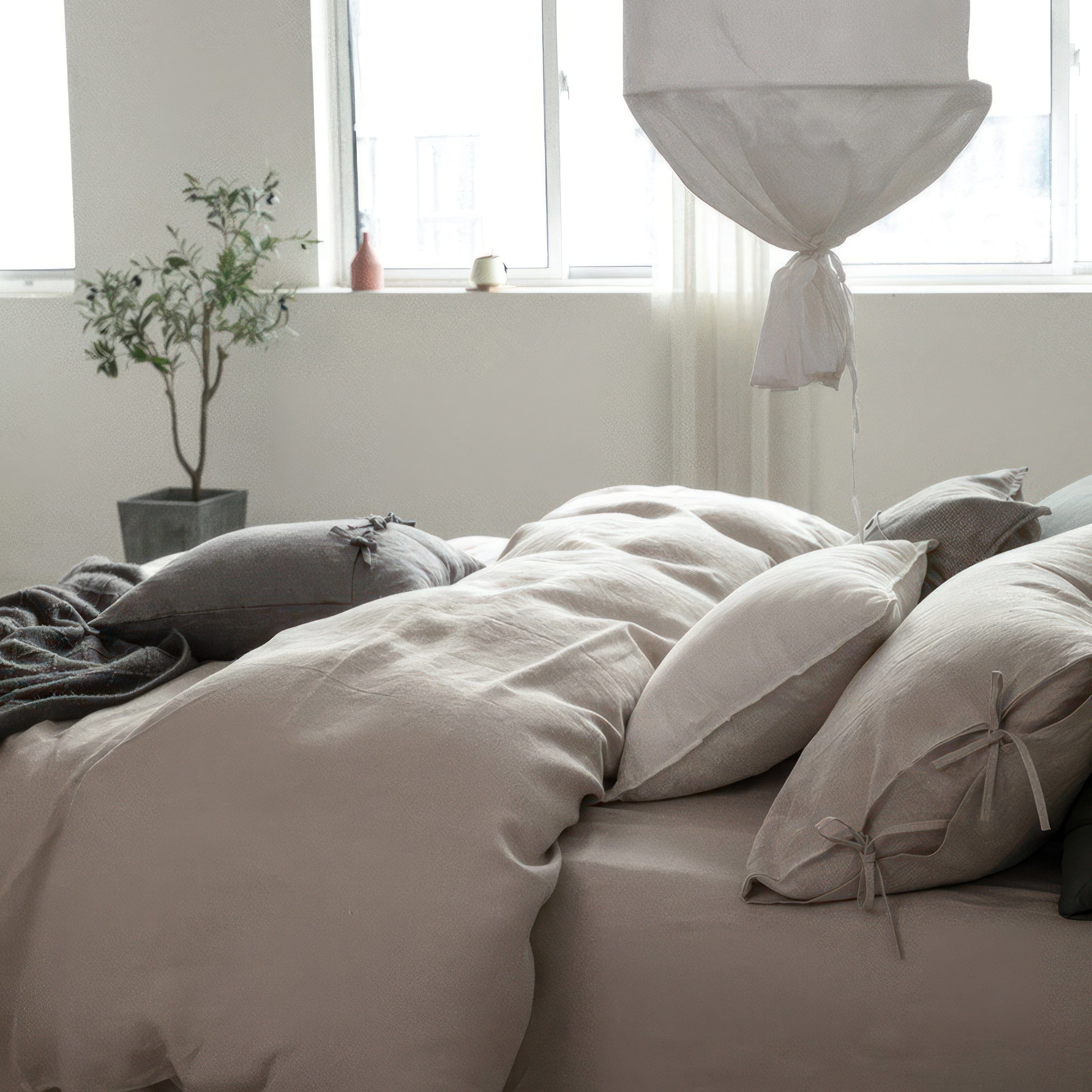 Dreamy Linen Beige - Bedding Set