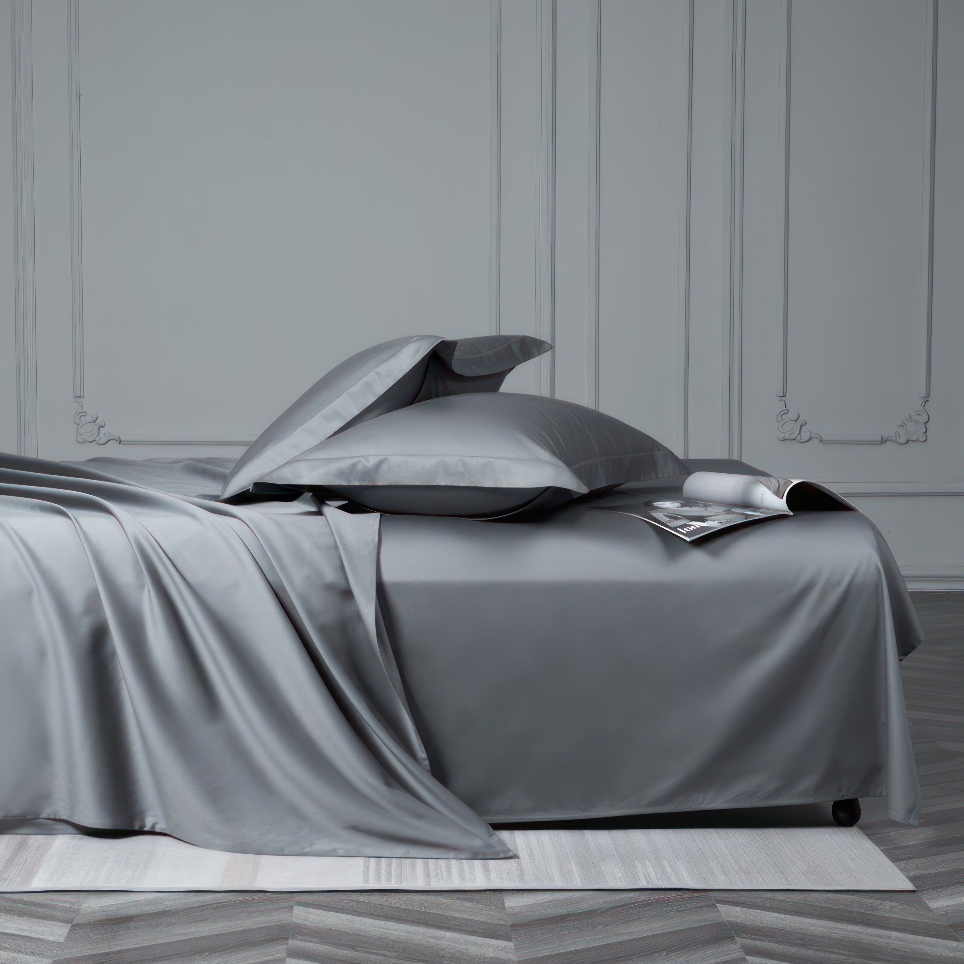 Minimalist Luxe Grey - Bed Sheet