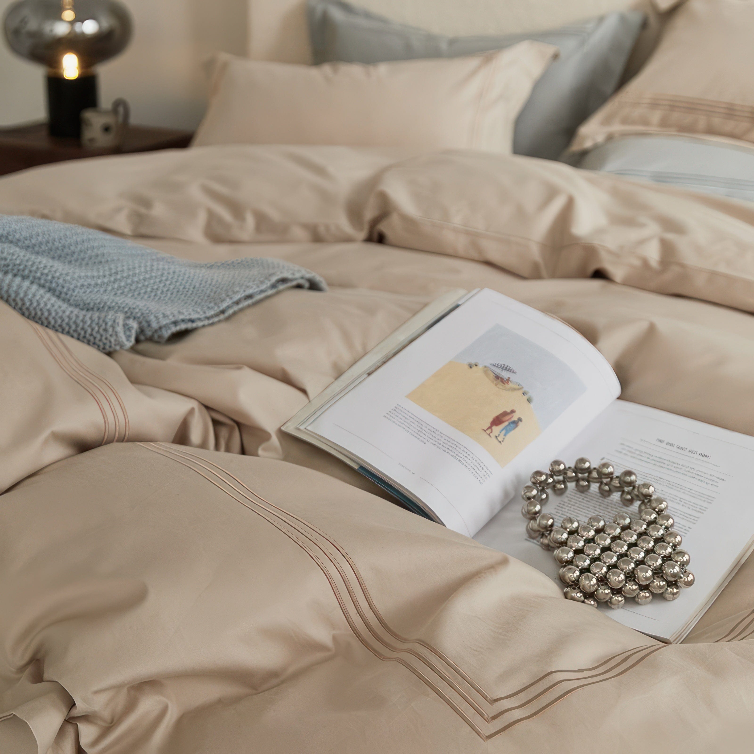 Celine Beige - Bedding Set