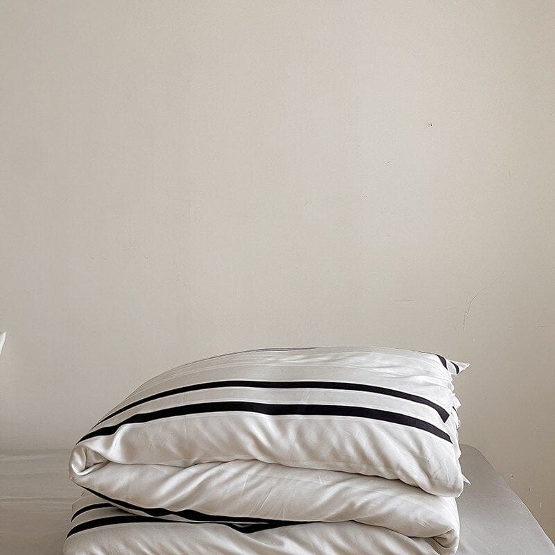 Black Striped Comfort - Bedding Set