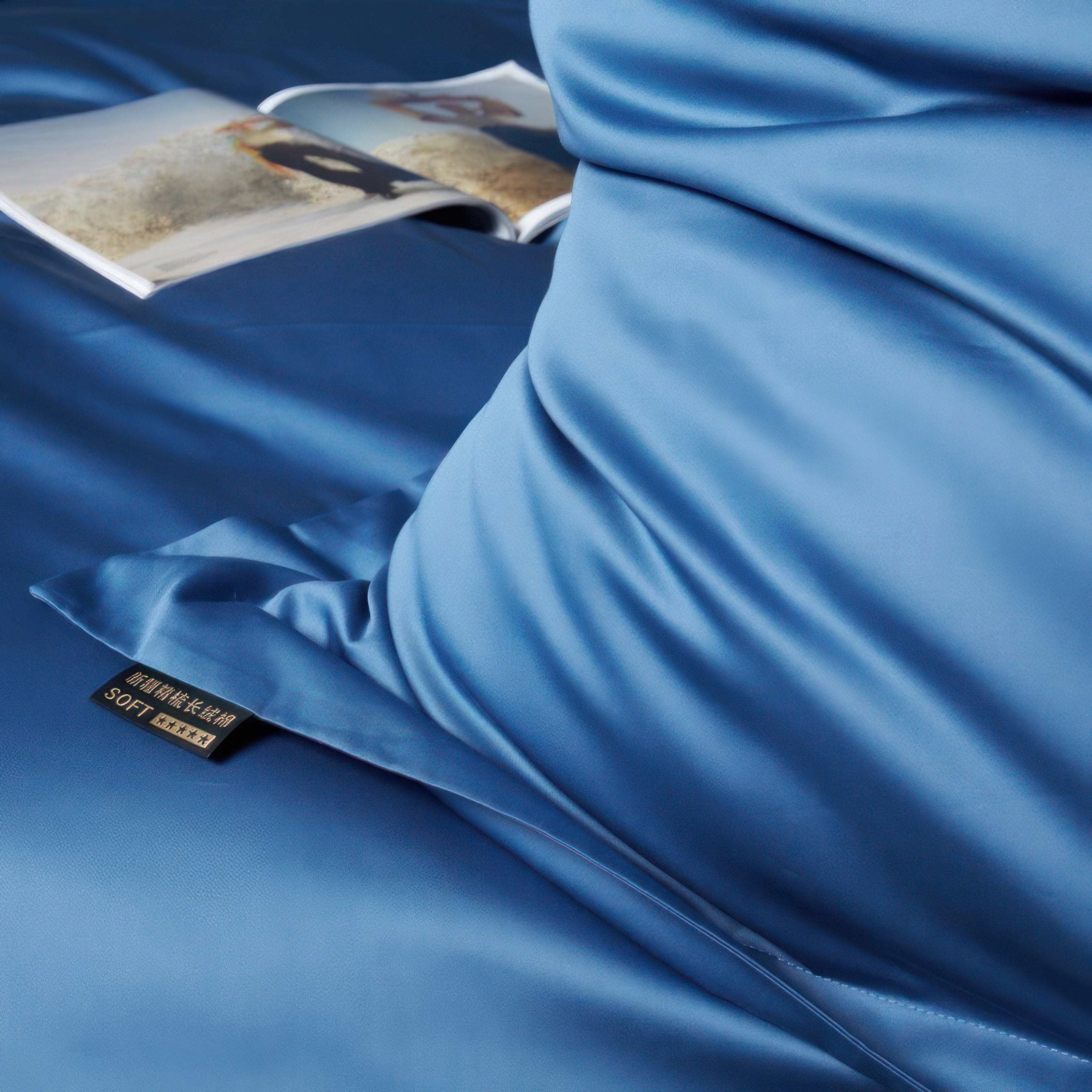 Minimalist Luxe Blue - Bedding Set