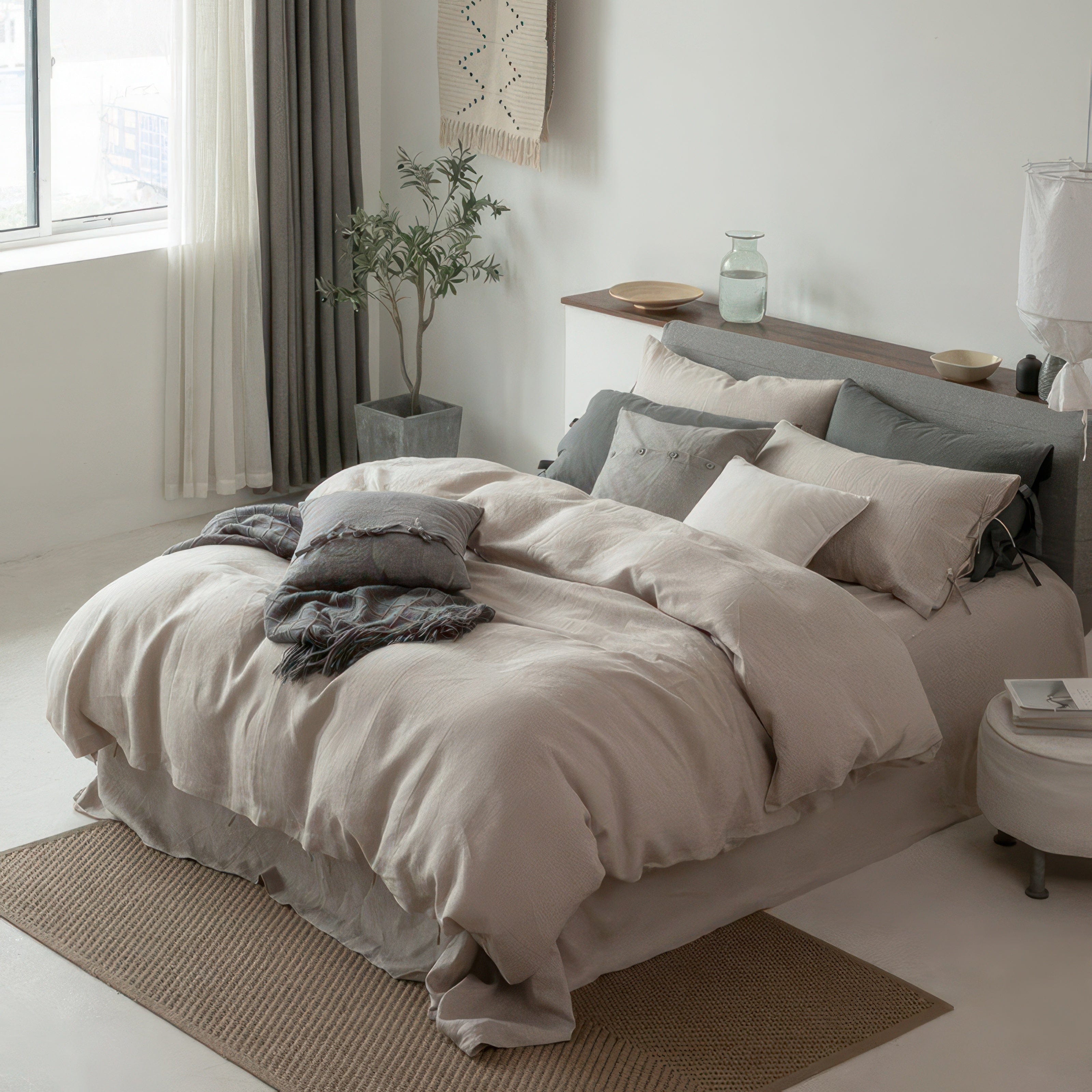 Dreamy Linen Beige - Bedding Set