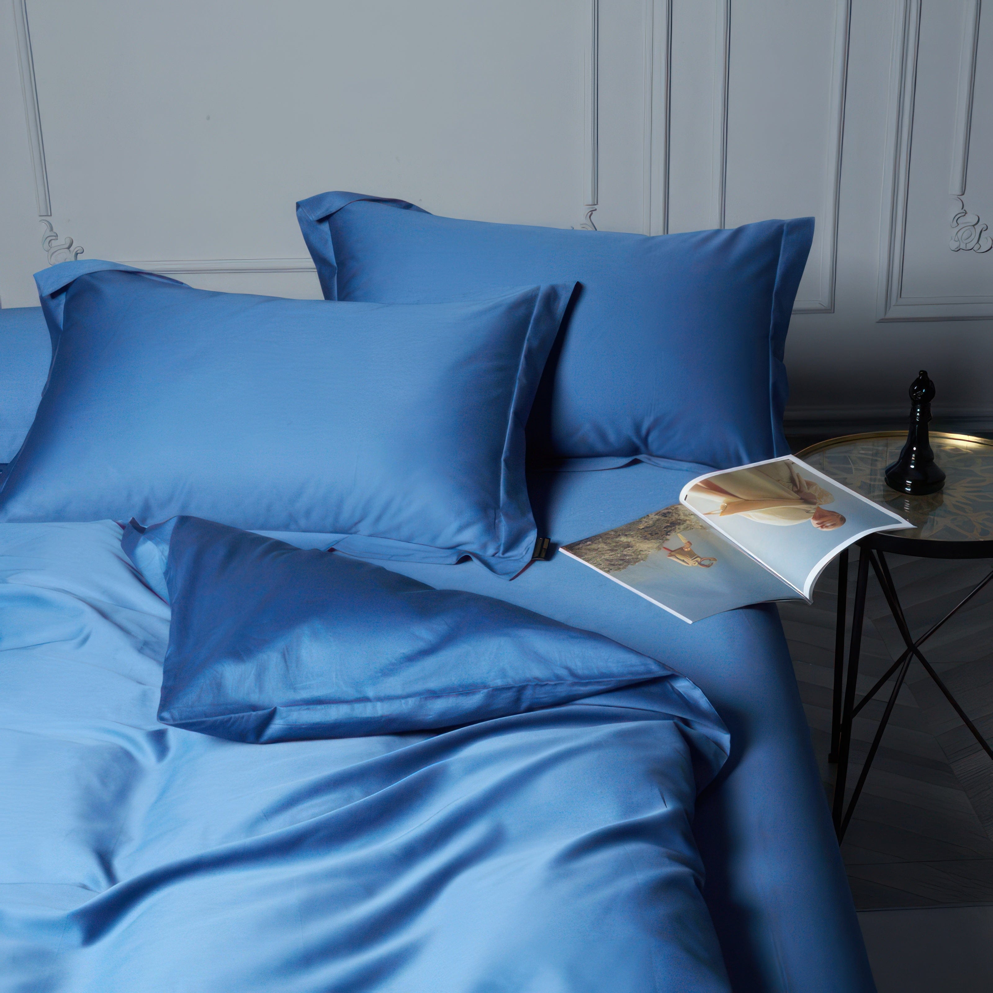 Minimalist Luxe Blue - Bedding Set