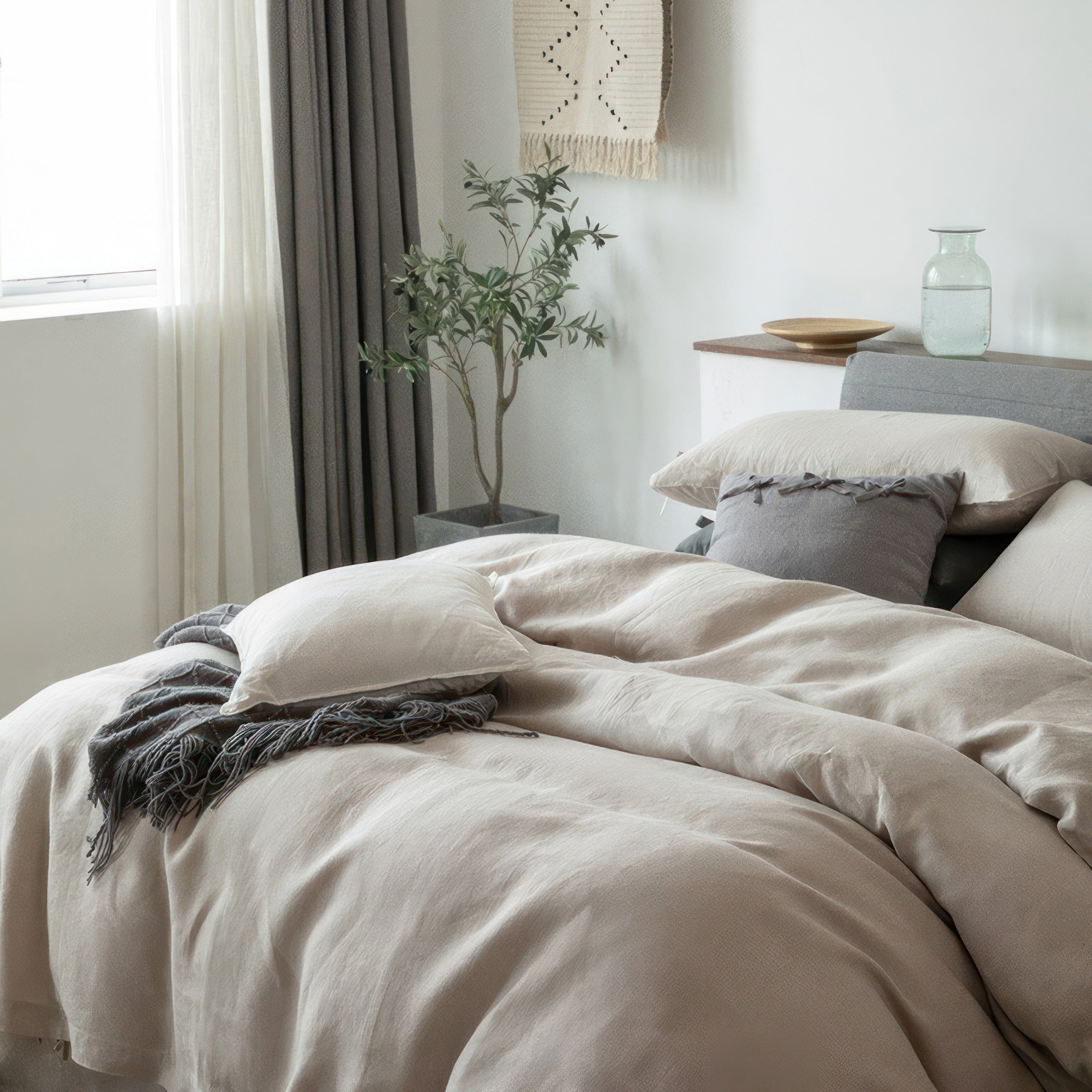 Dreamy Linen Beige - Bedding Set