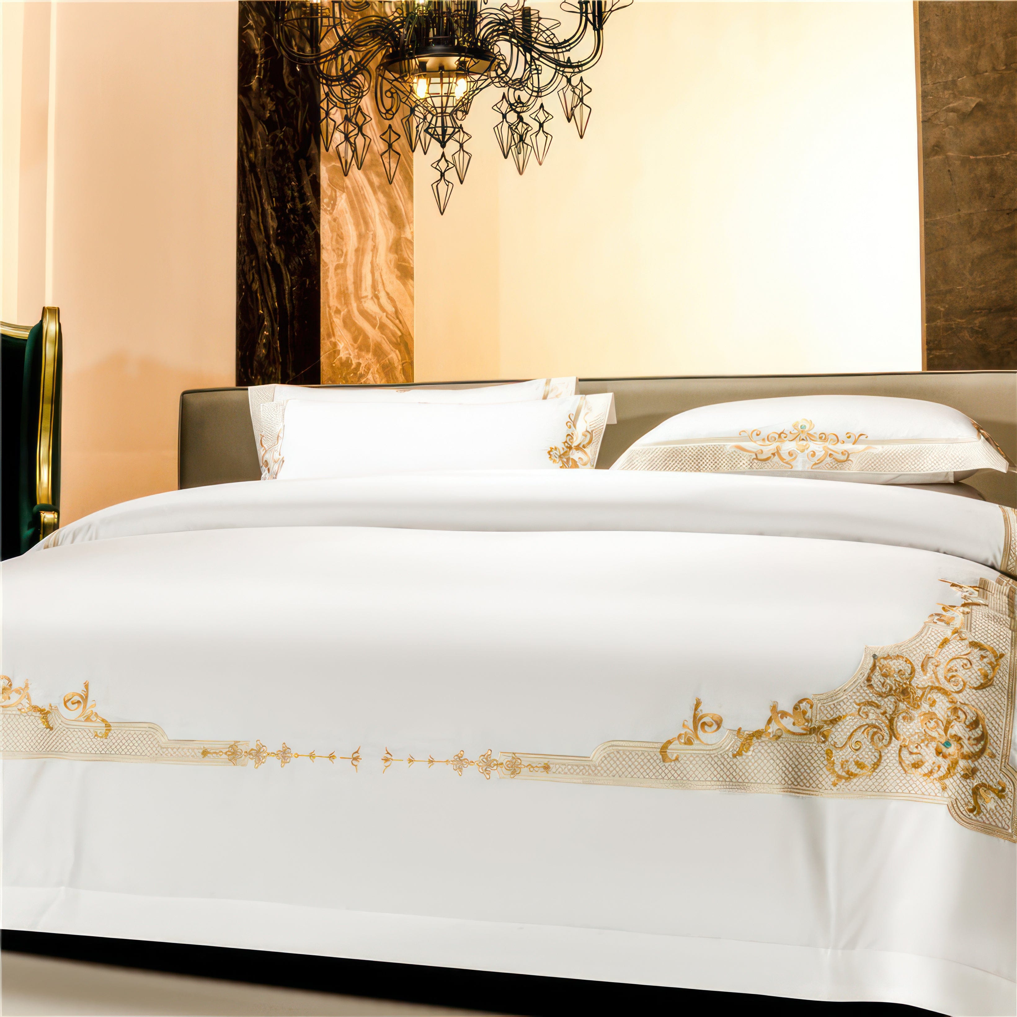 Royal White 1000TC - Bedding Set