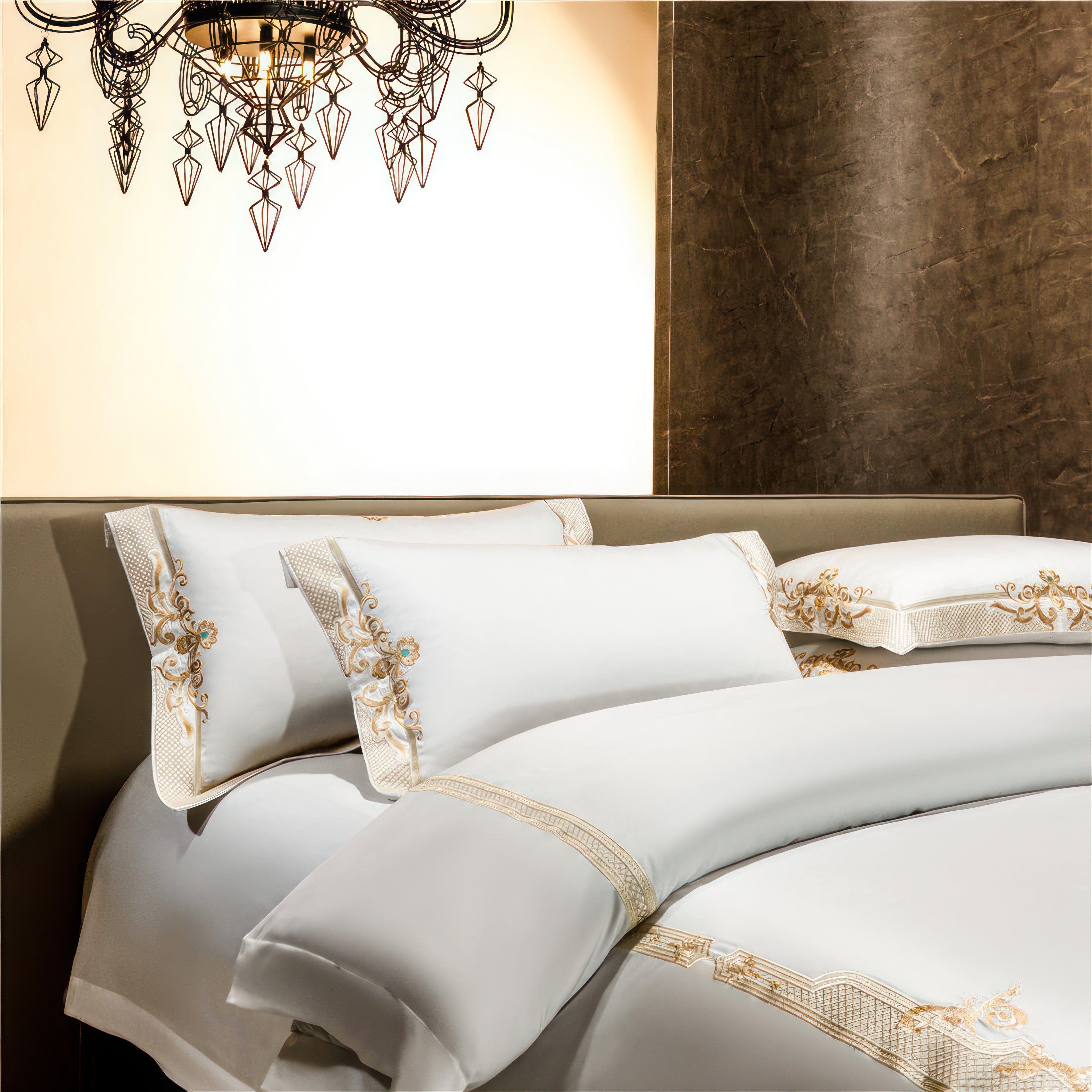 Royal White 1000TC - Bedding Set