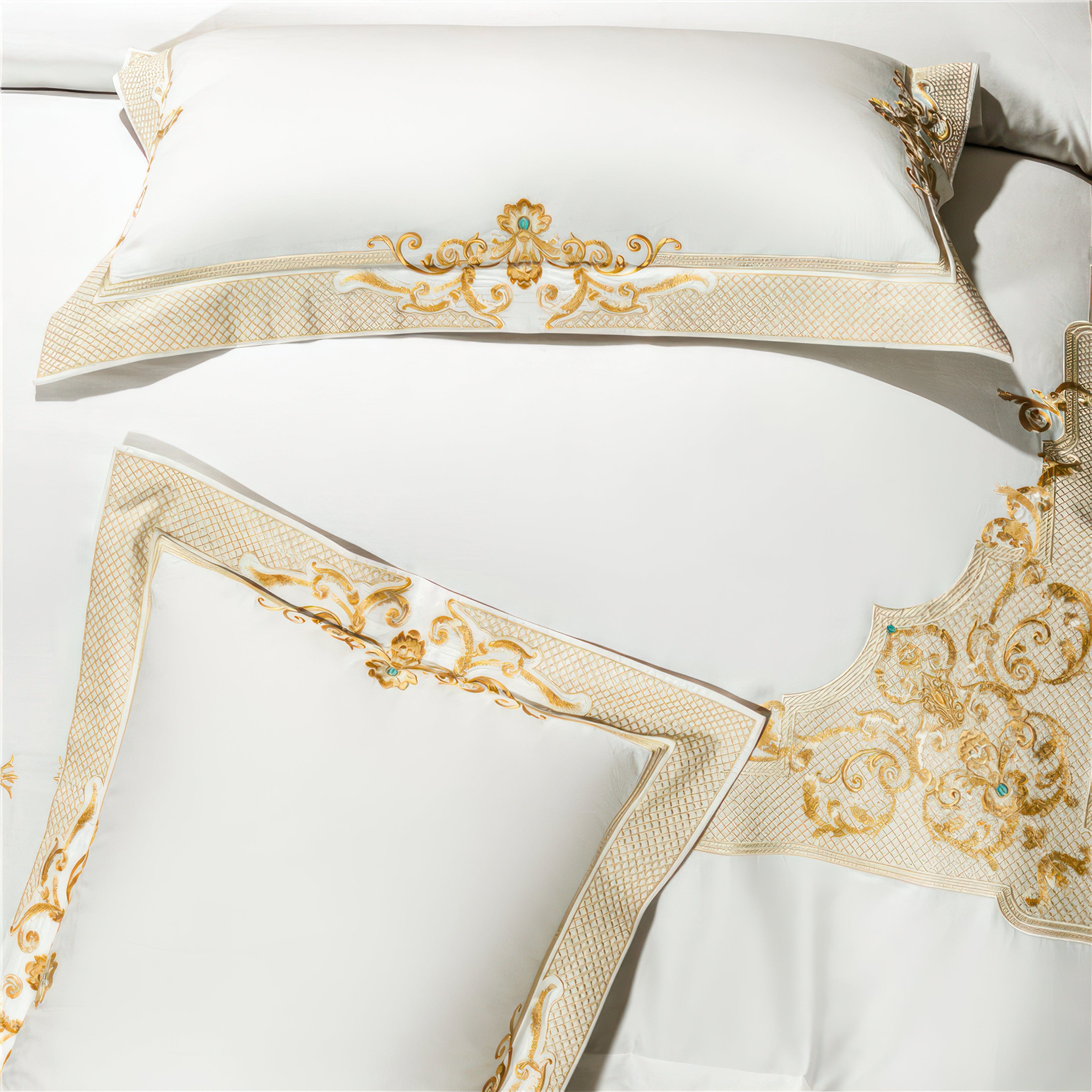 Royal White 1000TC - Bedding Set