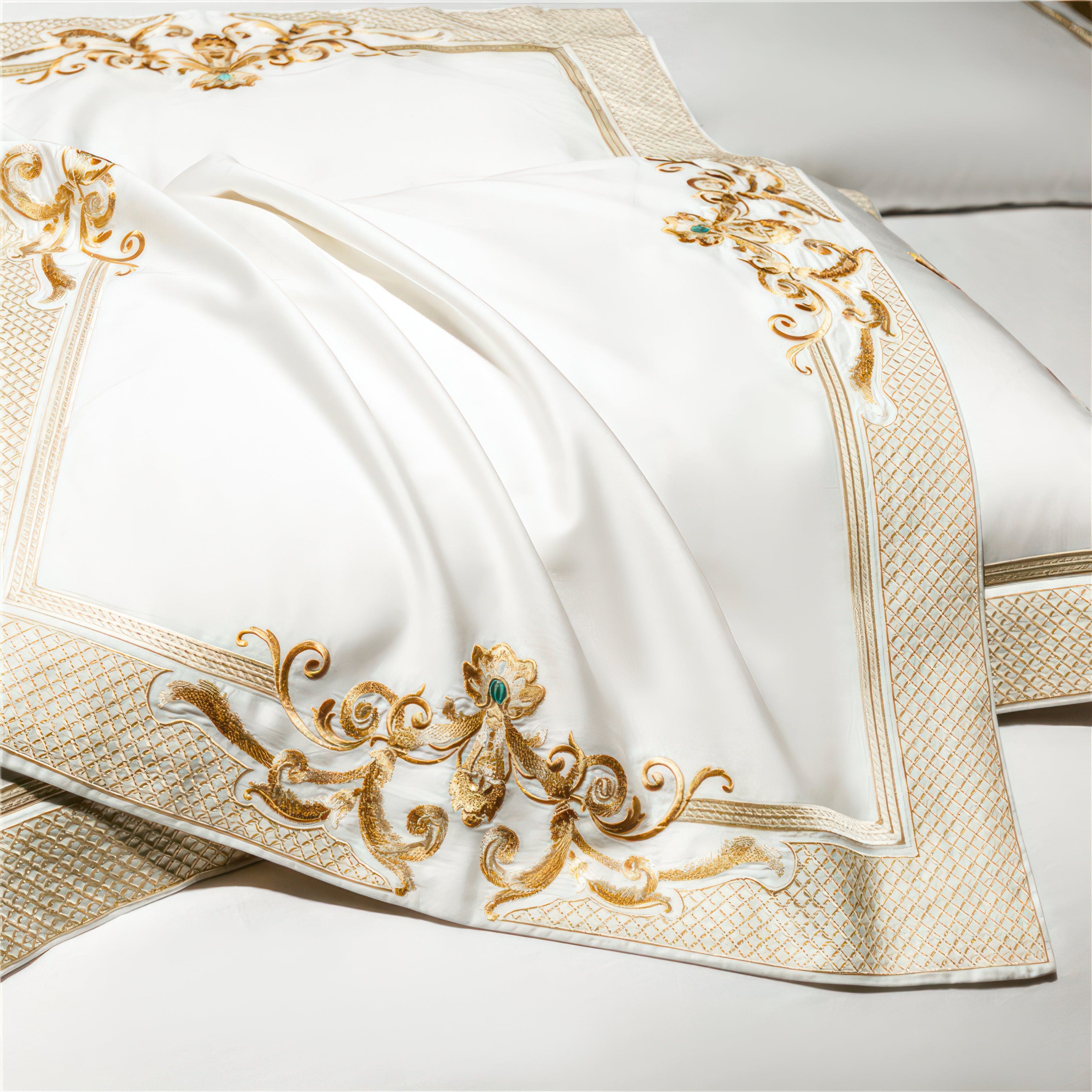 Royal White 1000TC - Bedding Set