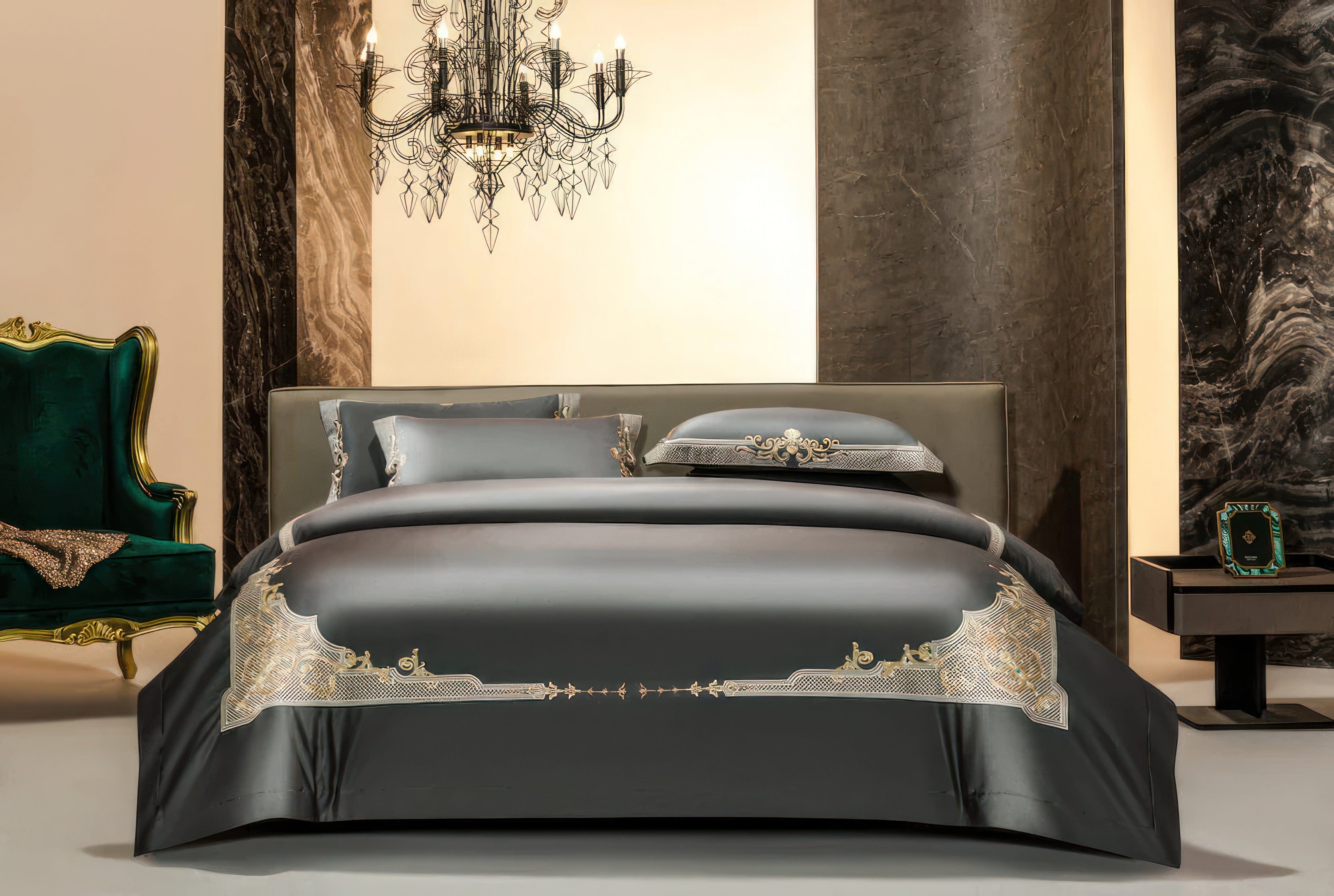 Royal Grey 1000TC - Bedding Set