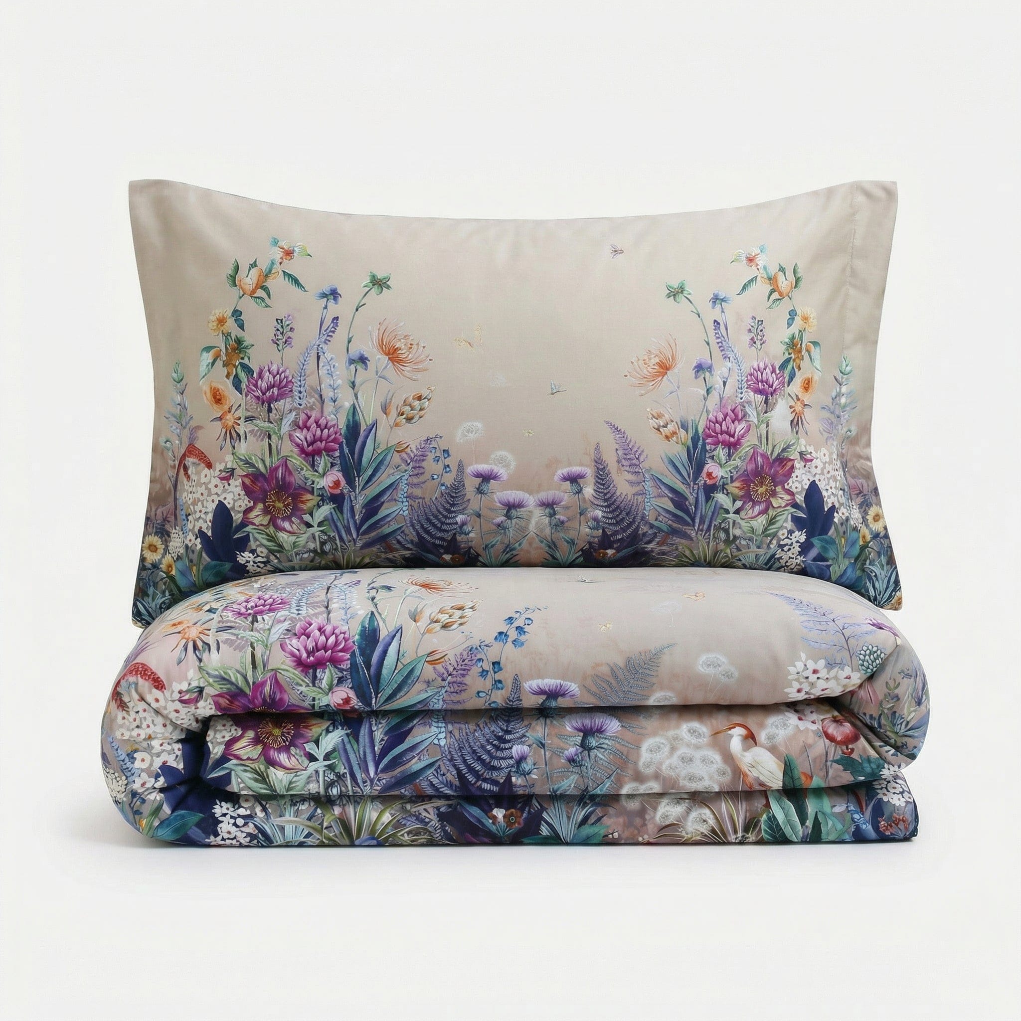 Purple Flowers - Duvet Cover Set