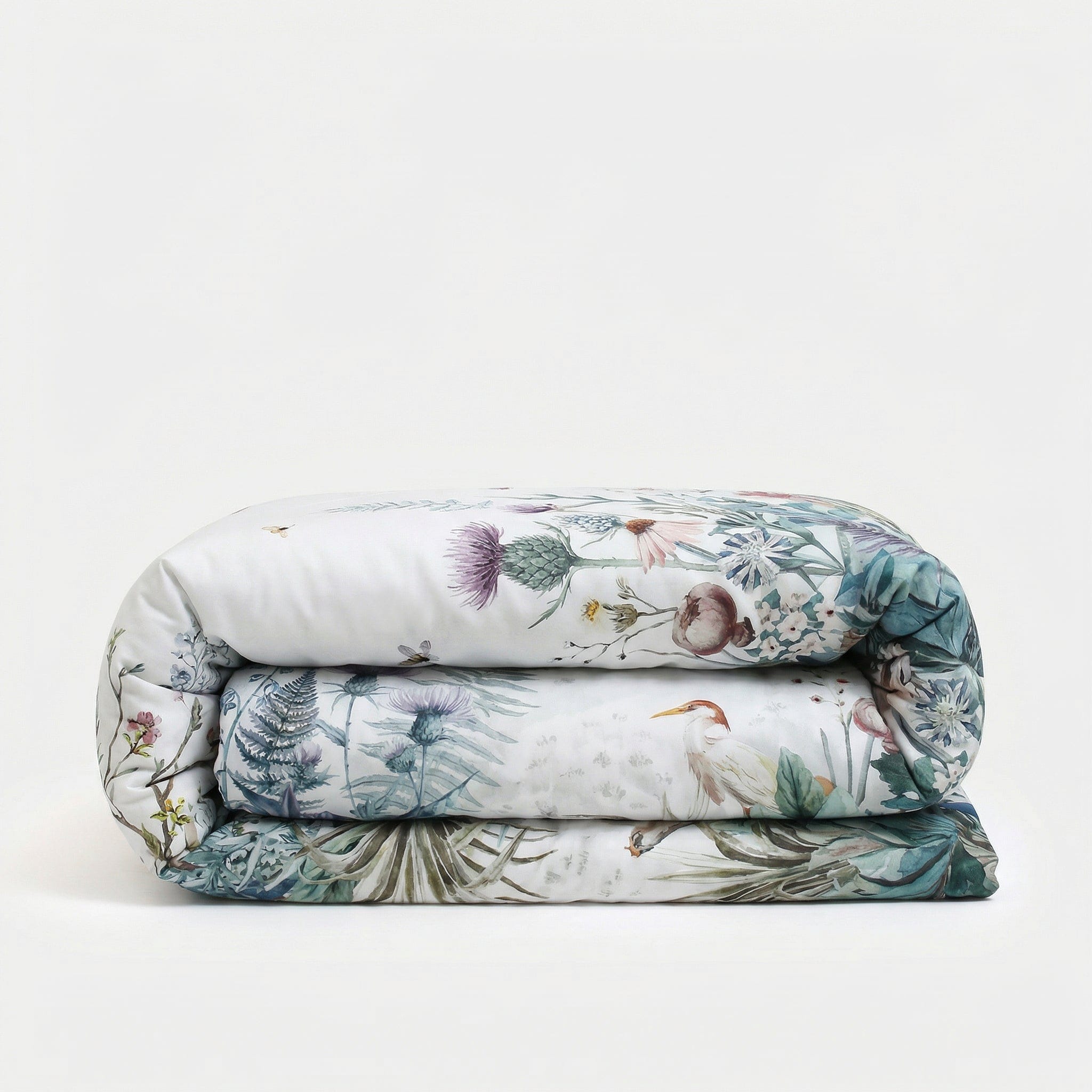 Violet Flowers - Duvet Cover