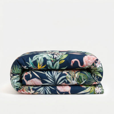 Paradise Flamingo Blue - Duvet Cover