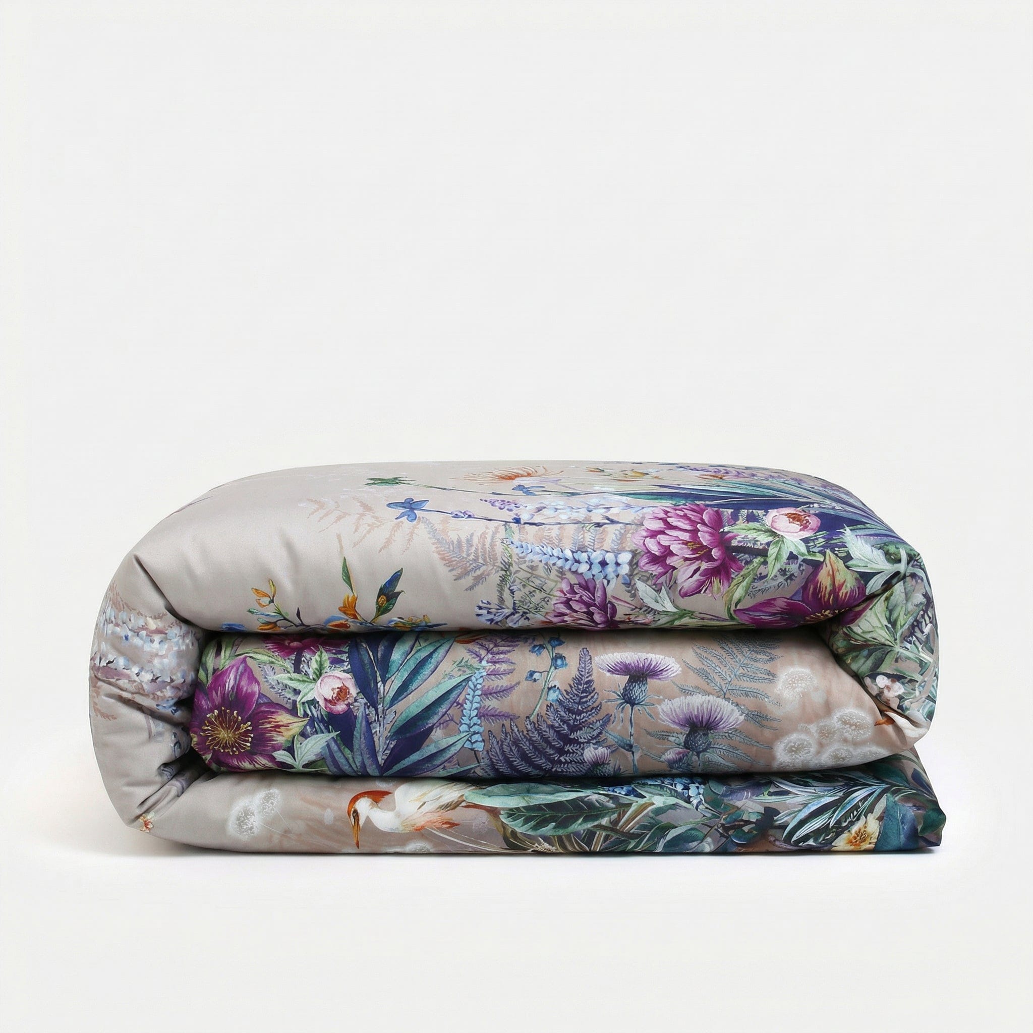 Purple Flowers - Duvet Cover